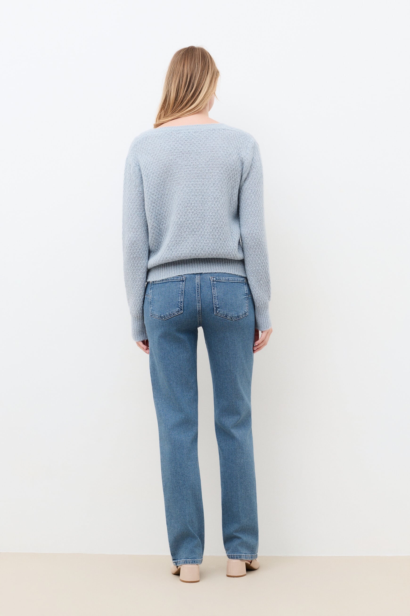 Mvictorine sweater pastel blue woman