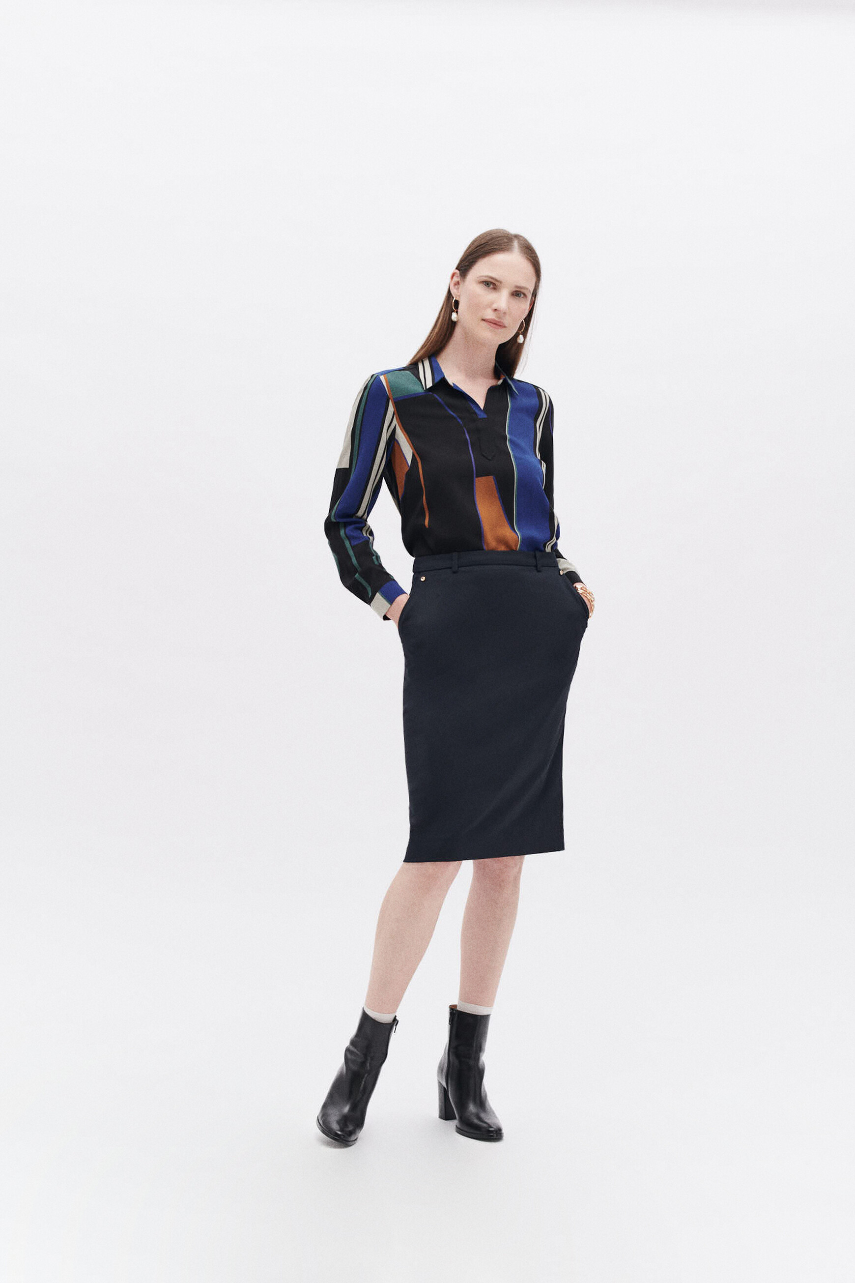 blouse lovely1 bleu electrique femme Blouse lovely1 bleu electrique femme