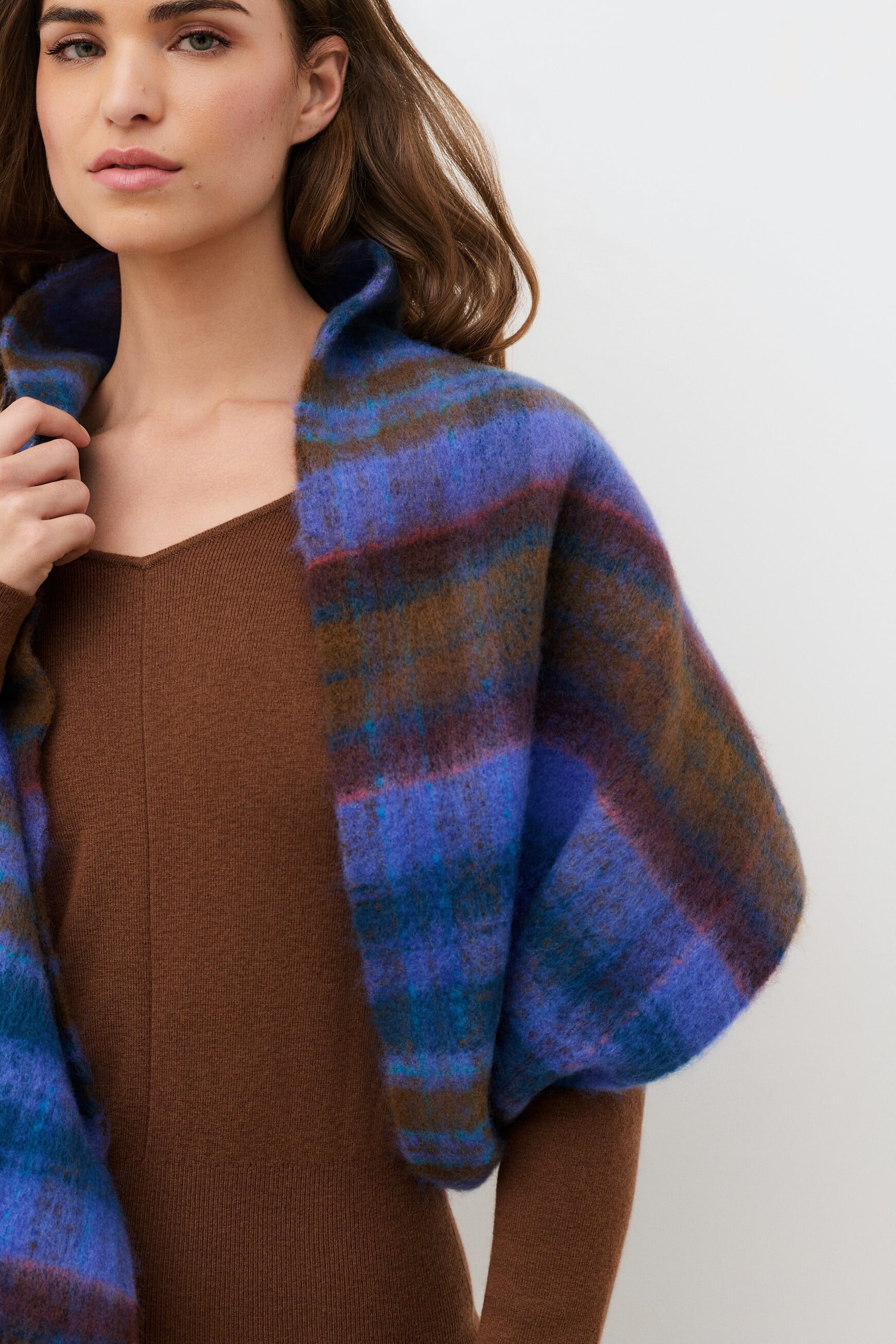 Loulous scarf blue woman