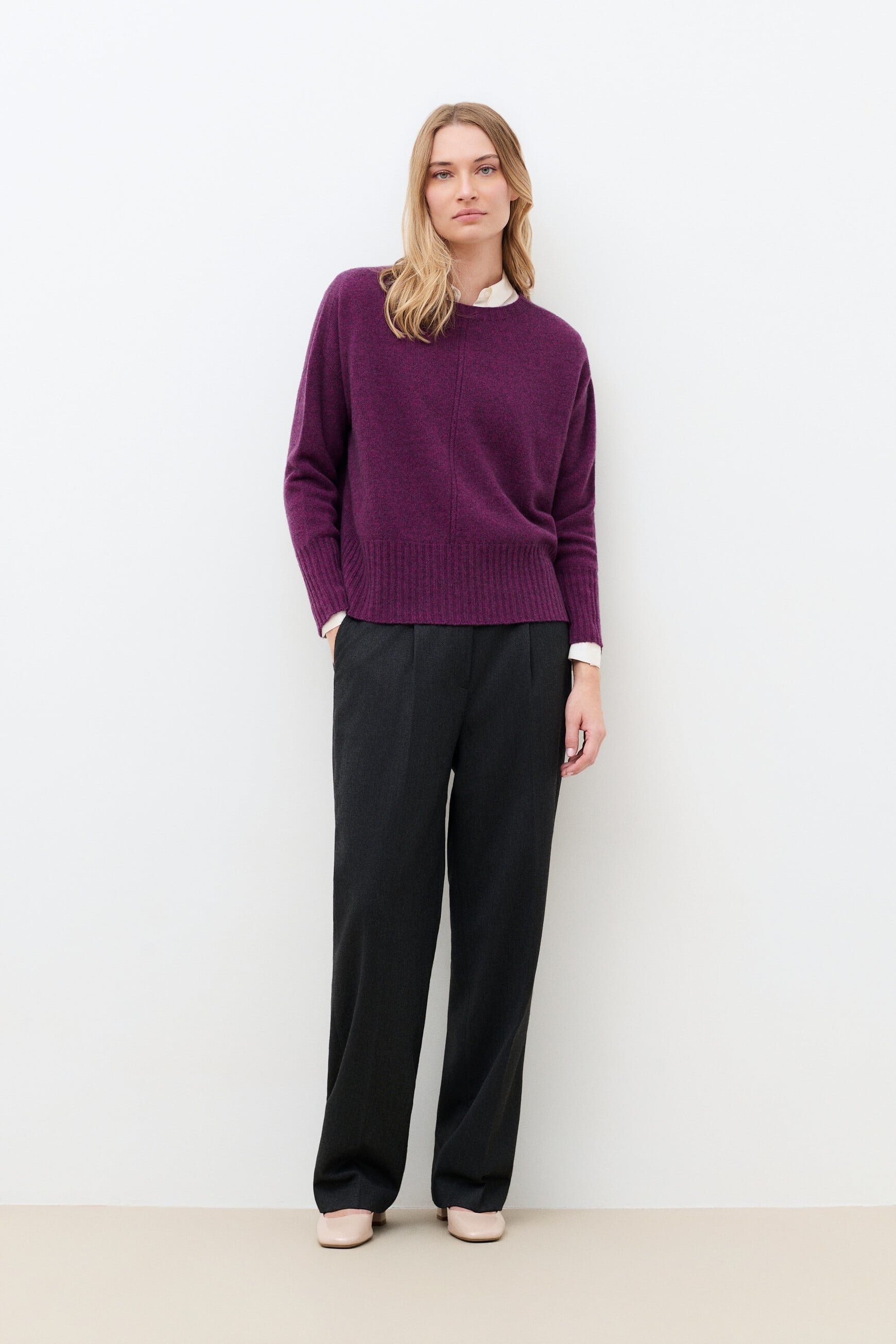 Mjade sweater violete oscuro woman