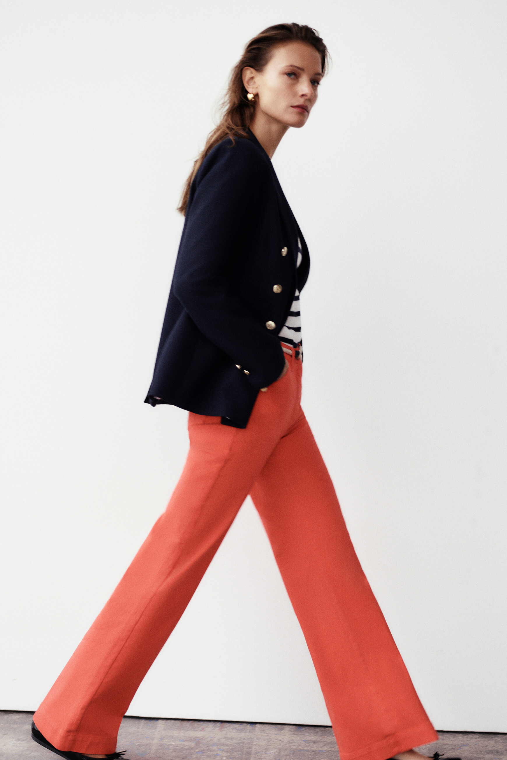 Hose Lazzaro orange damen