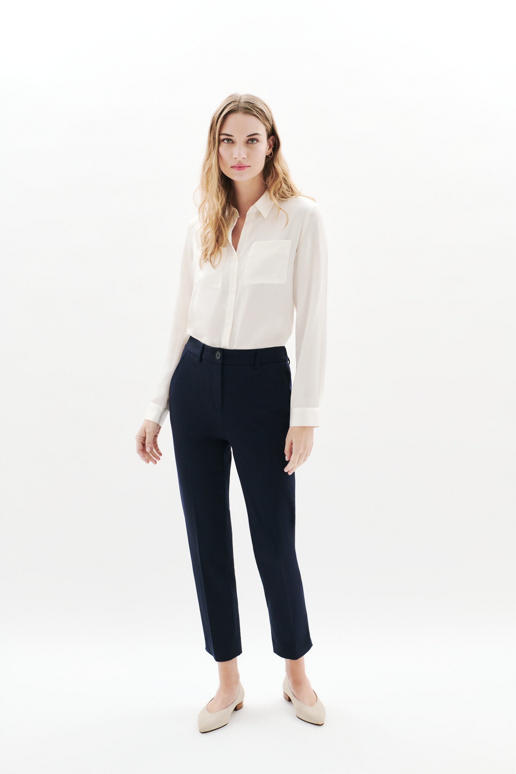 Pants psidik navy blue woman
