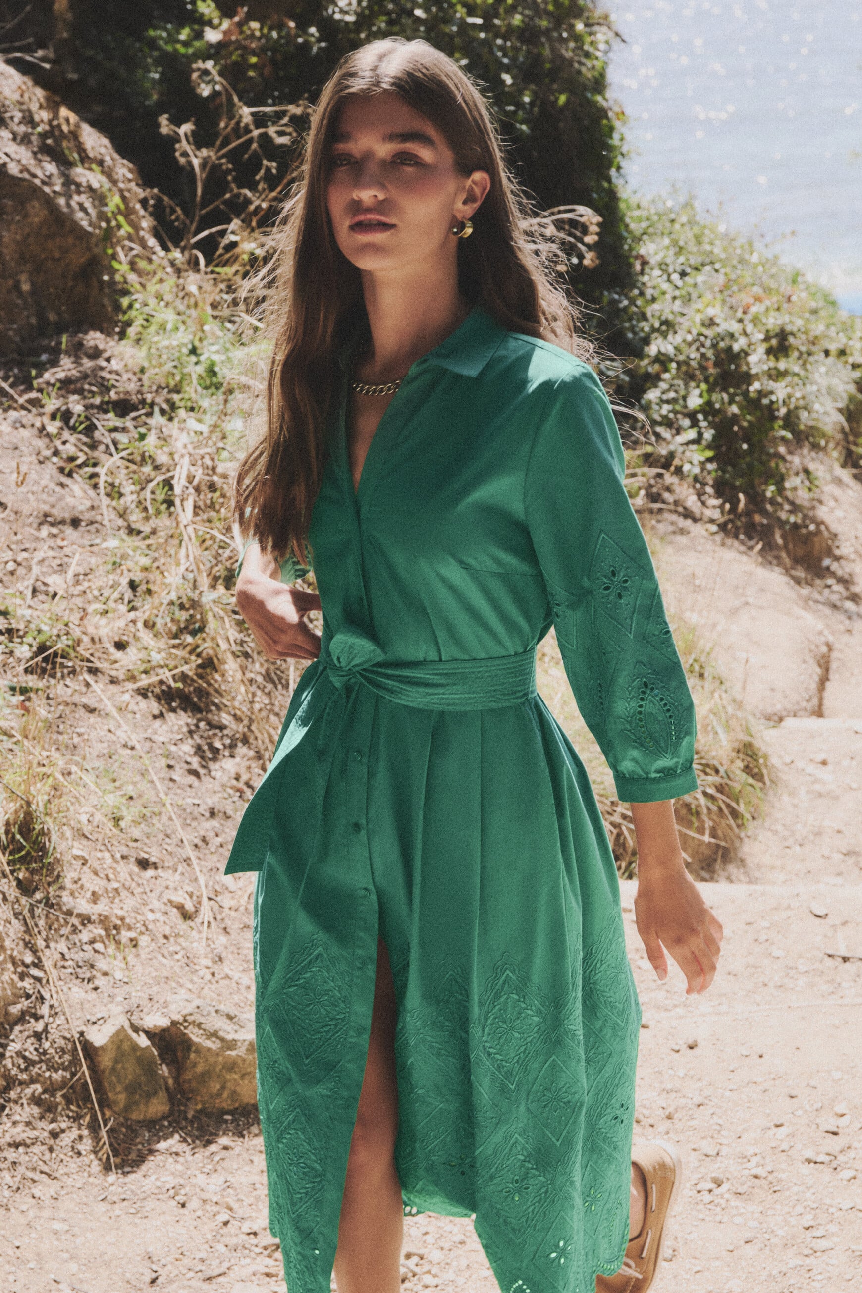 Romy dress green woman