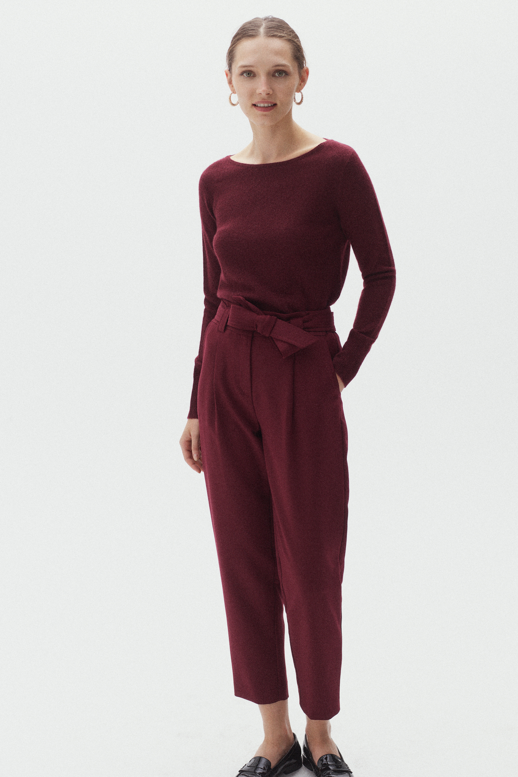 pantalon sacha bordeaux femme pantalon sacha bordeaux femme
