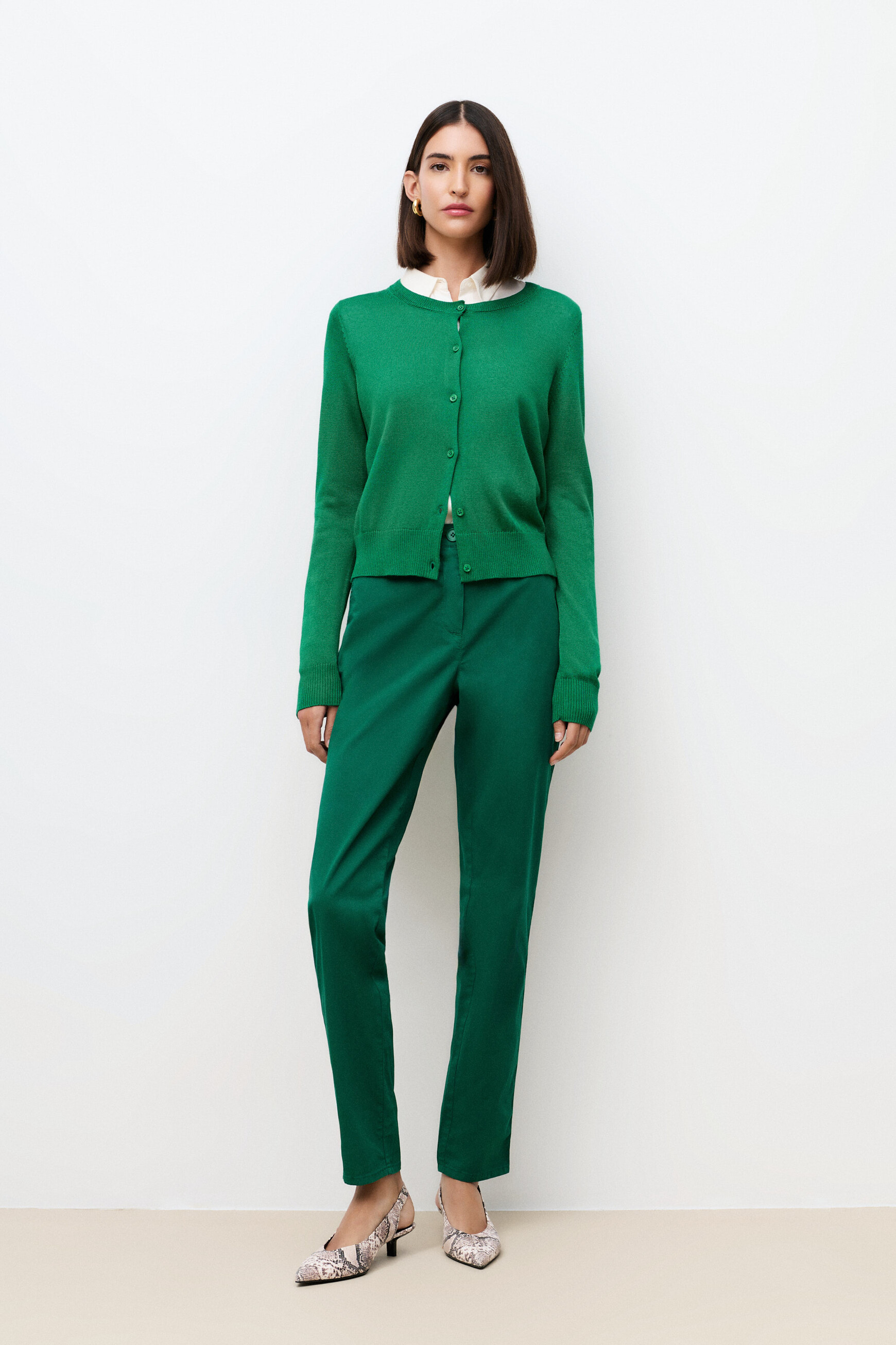 Pull Mcallie vert femme