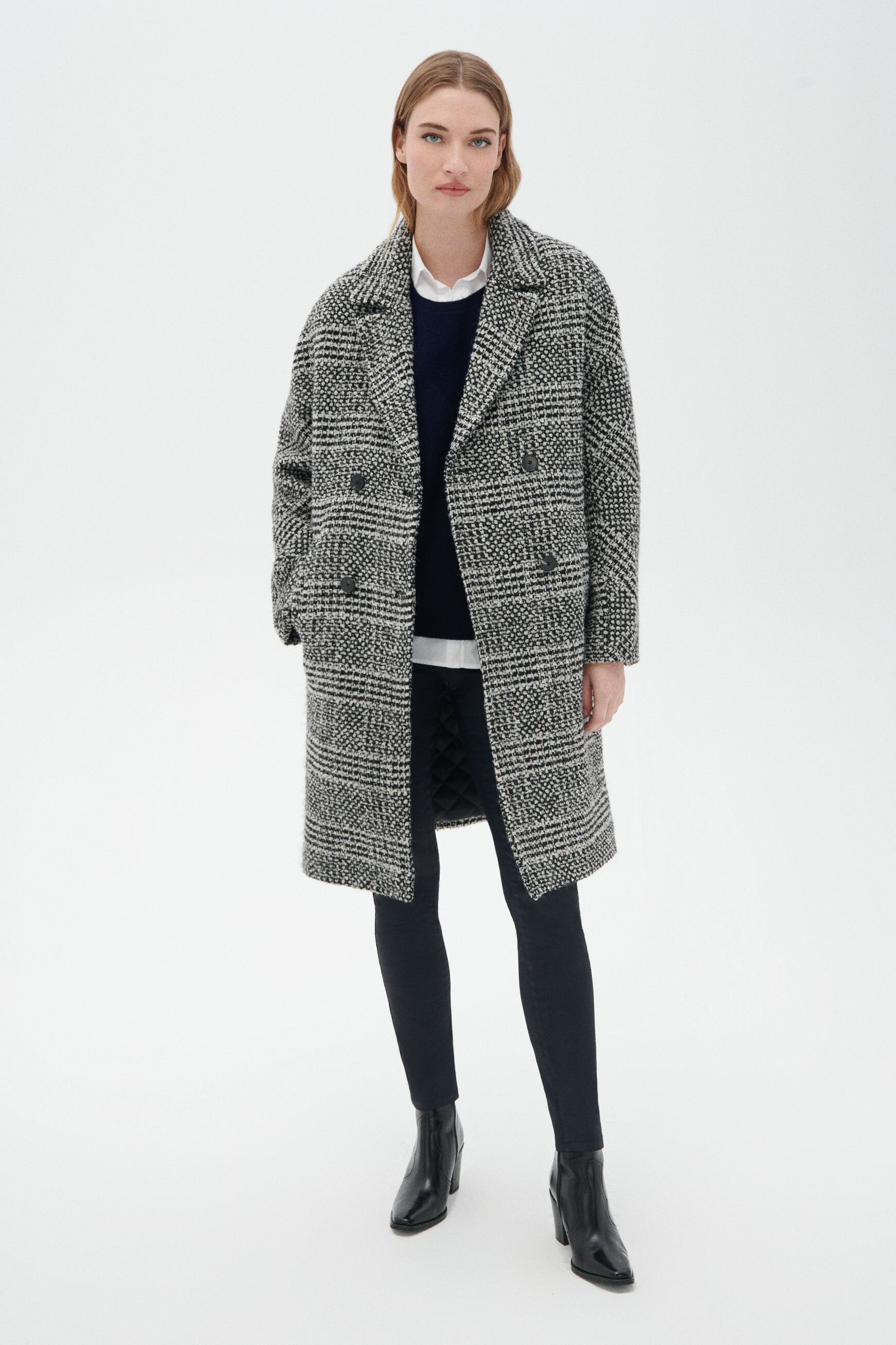Genie coat dark grey woman