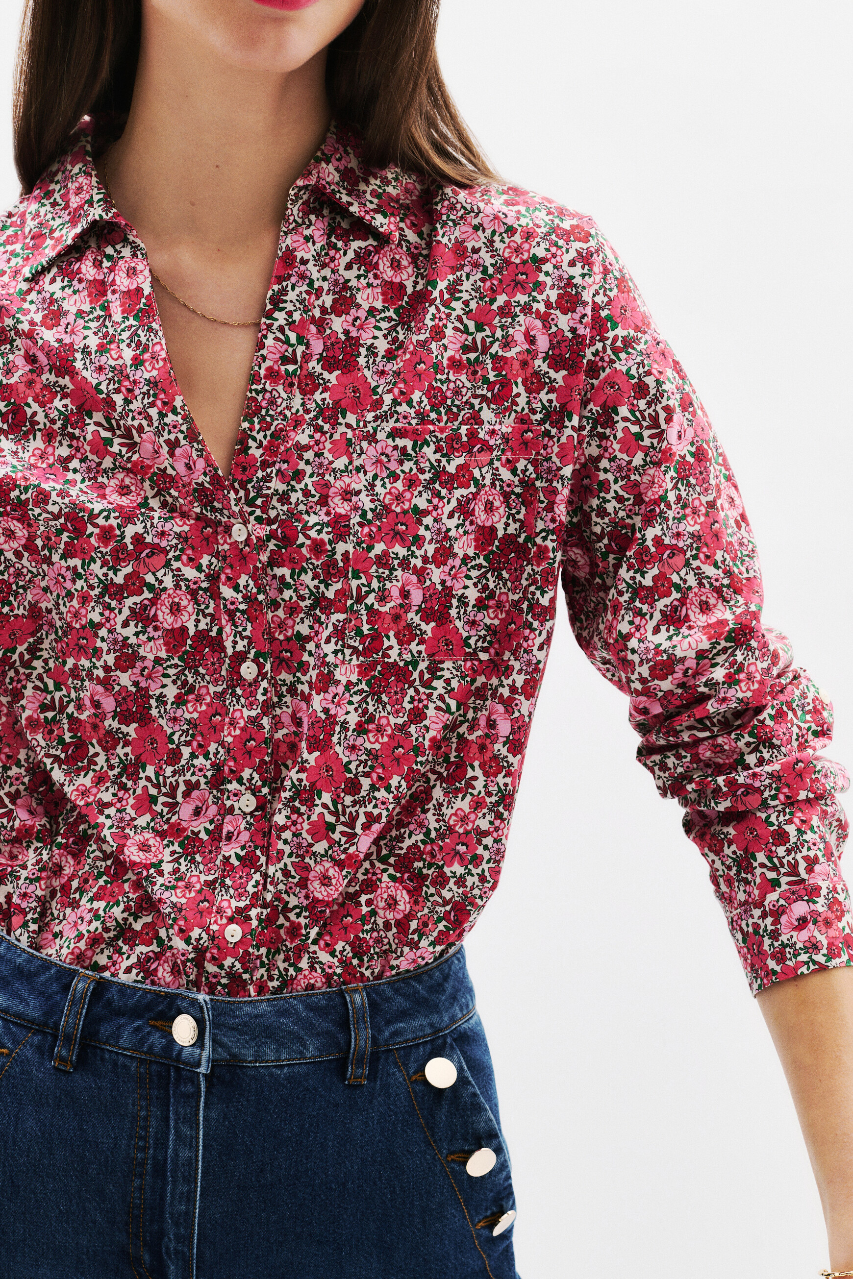 chemise florentine1 vieux rose femme Chemise Florentine1 vieux rose femme