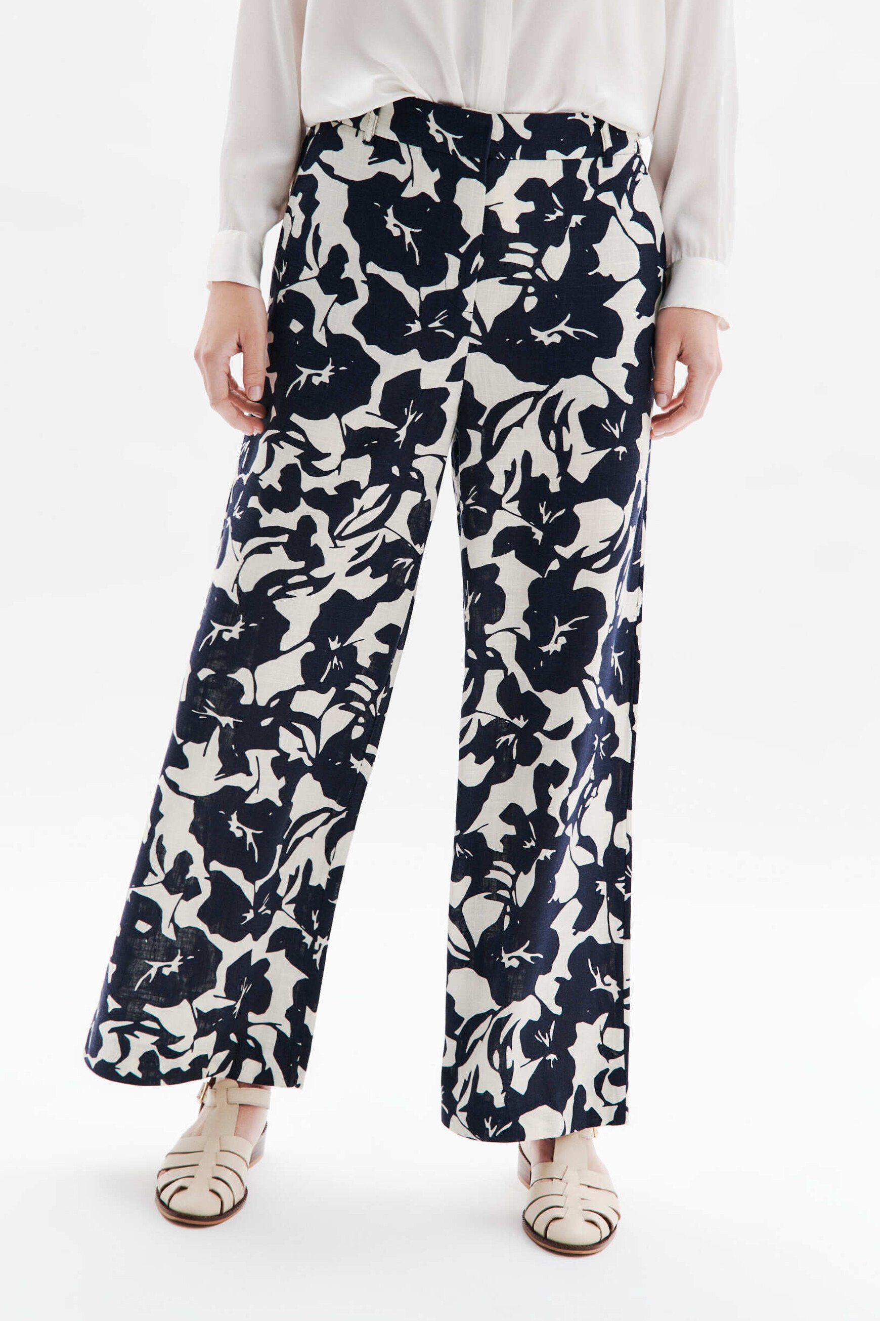 Pantalon Panda blanc femme