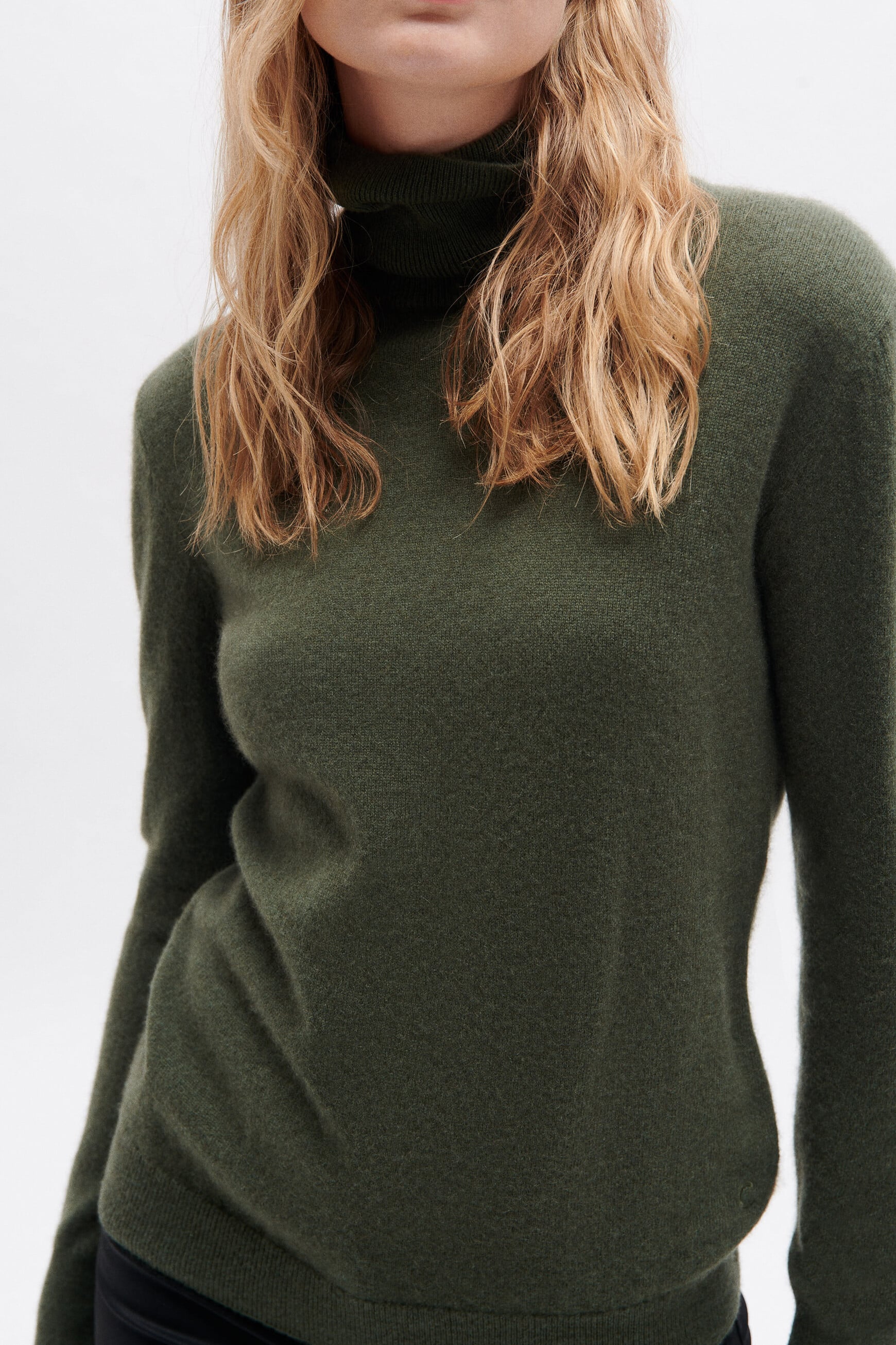 Dylan b 100% cashmere sweater light green woman