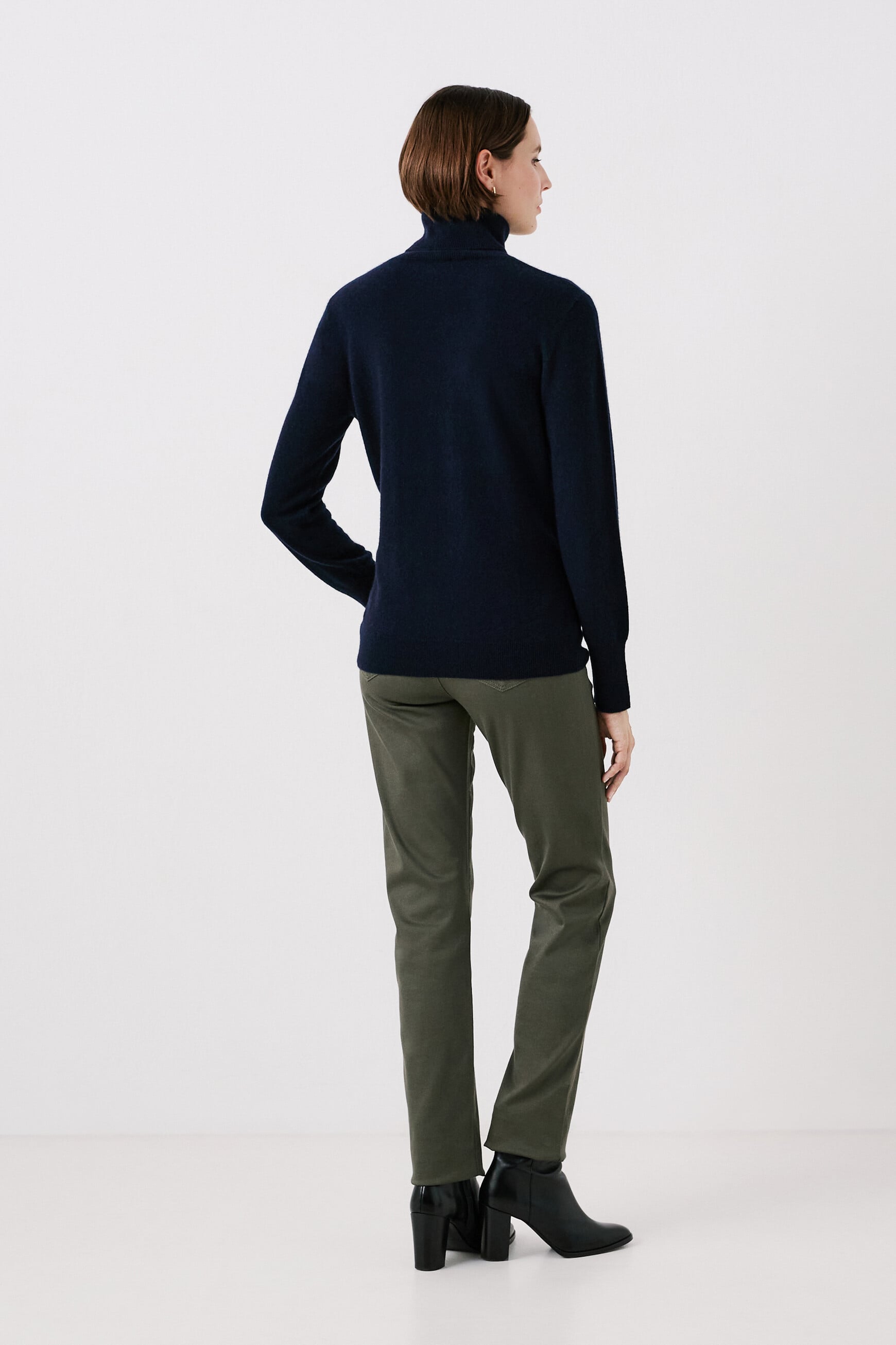 Dylan b 100% cashmere sweater navy blue woman