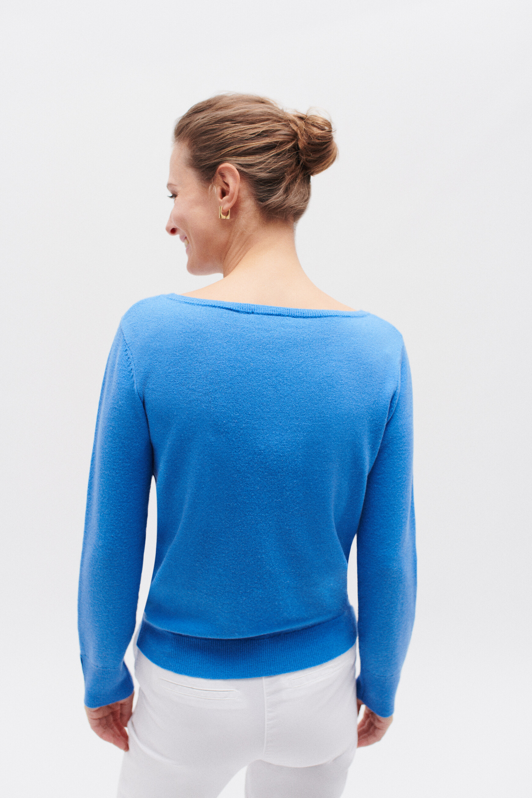 pull sofia bleu electrique femme