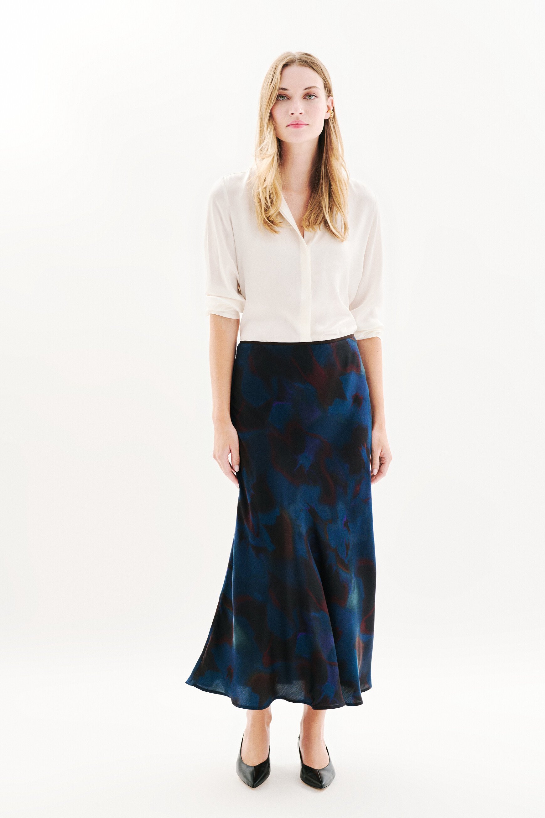 Jalentina2 skirt navy blue woman