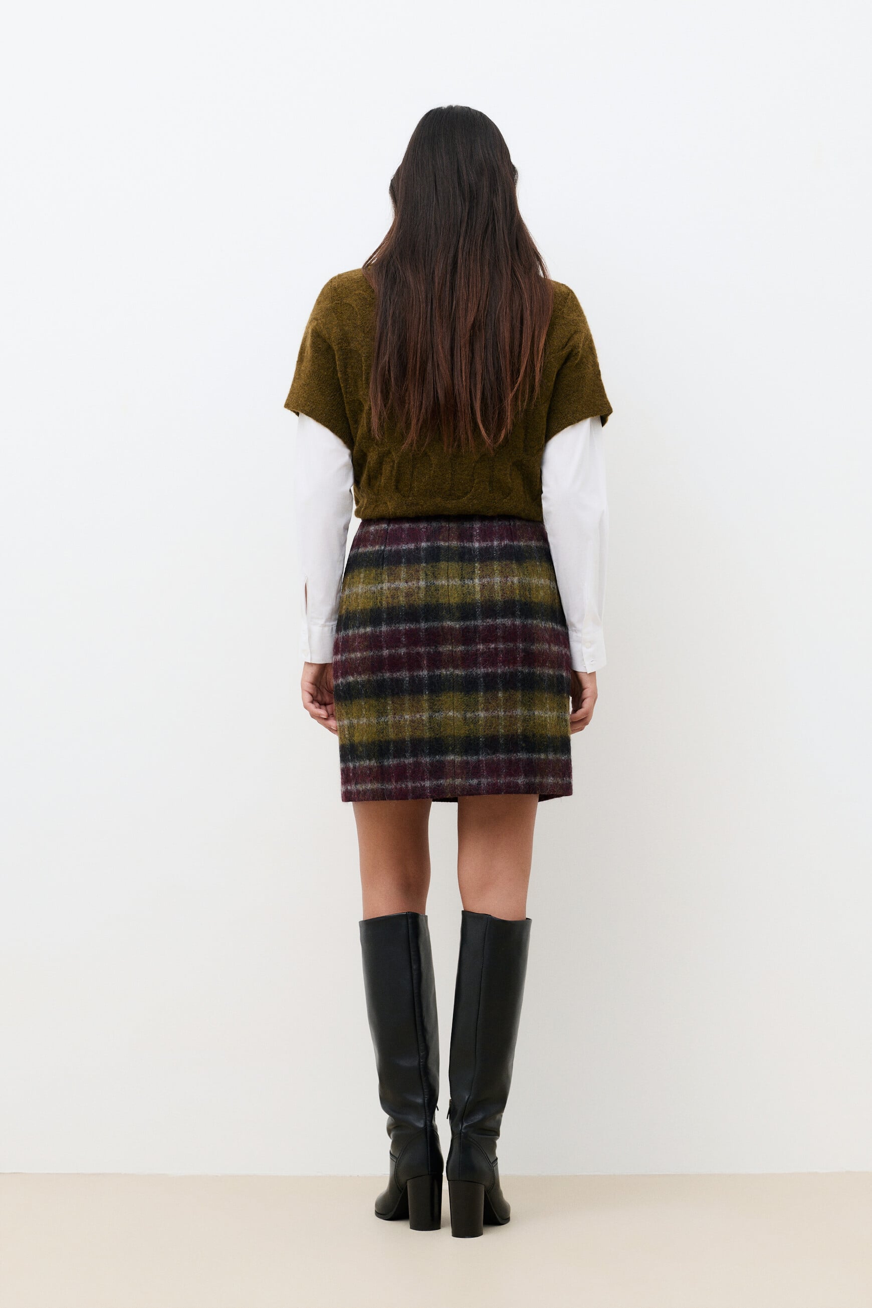 Jwatson skirt olive green woman