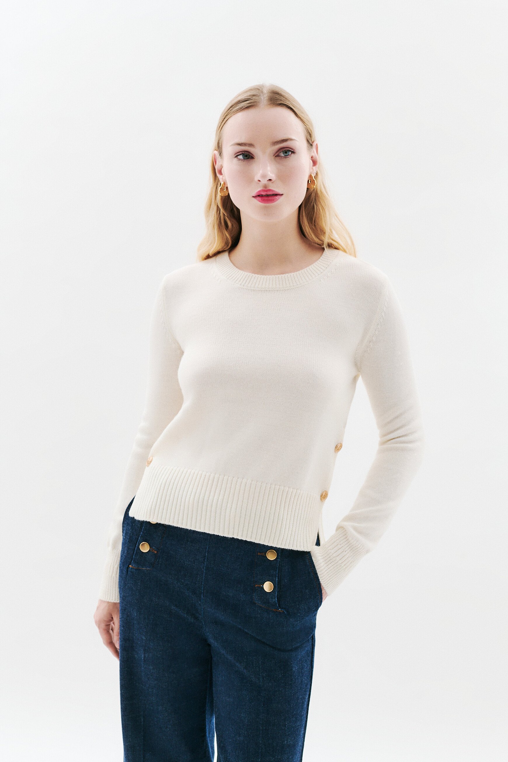 maglione maden ecru donna Maglione Maden ecru donna