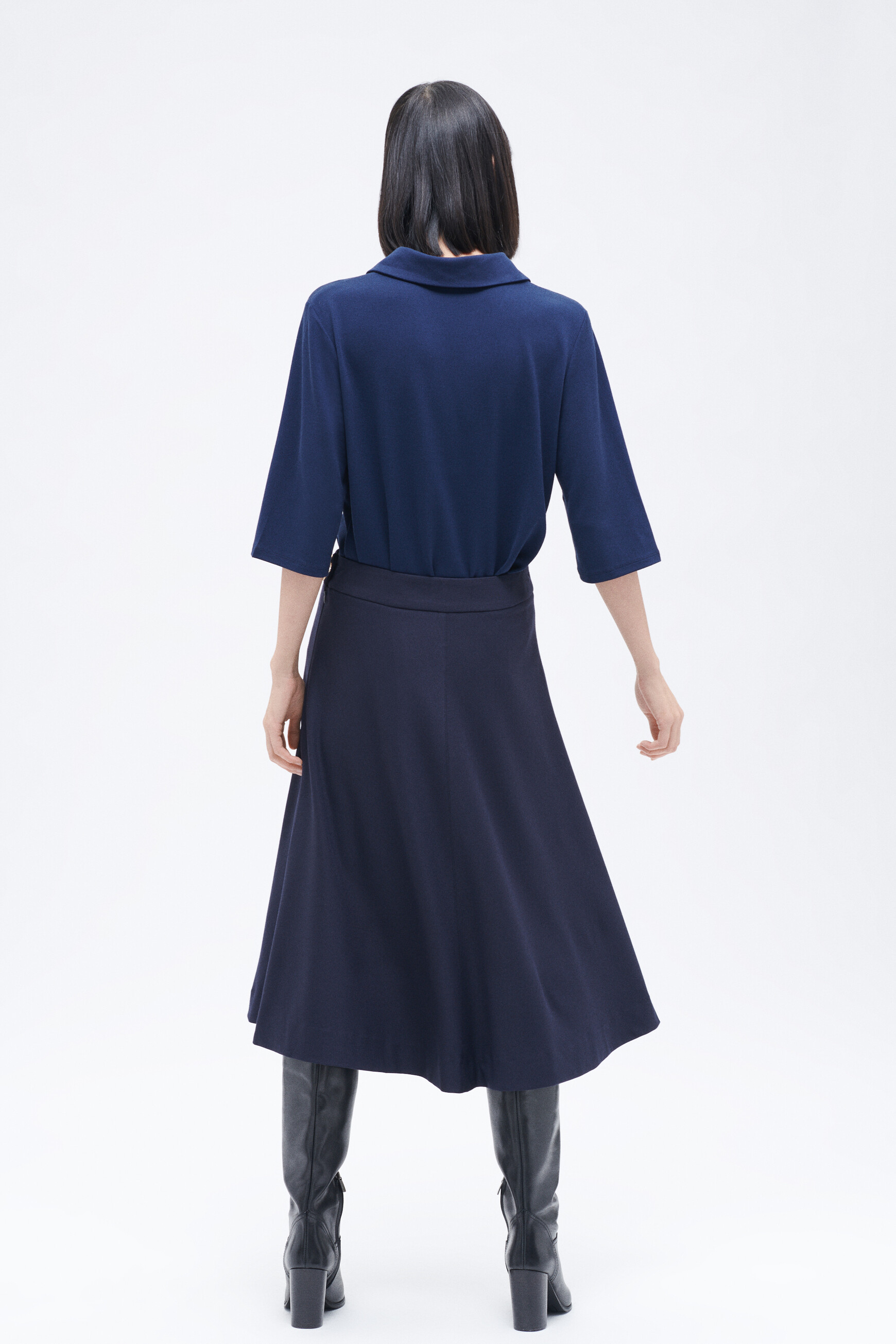 jupe james bleu marine femme Jupe james bleu marine femme