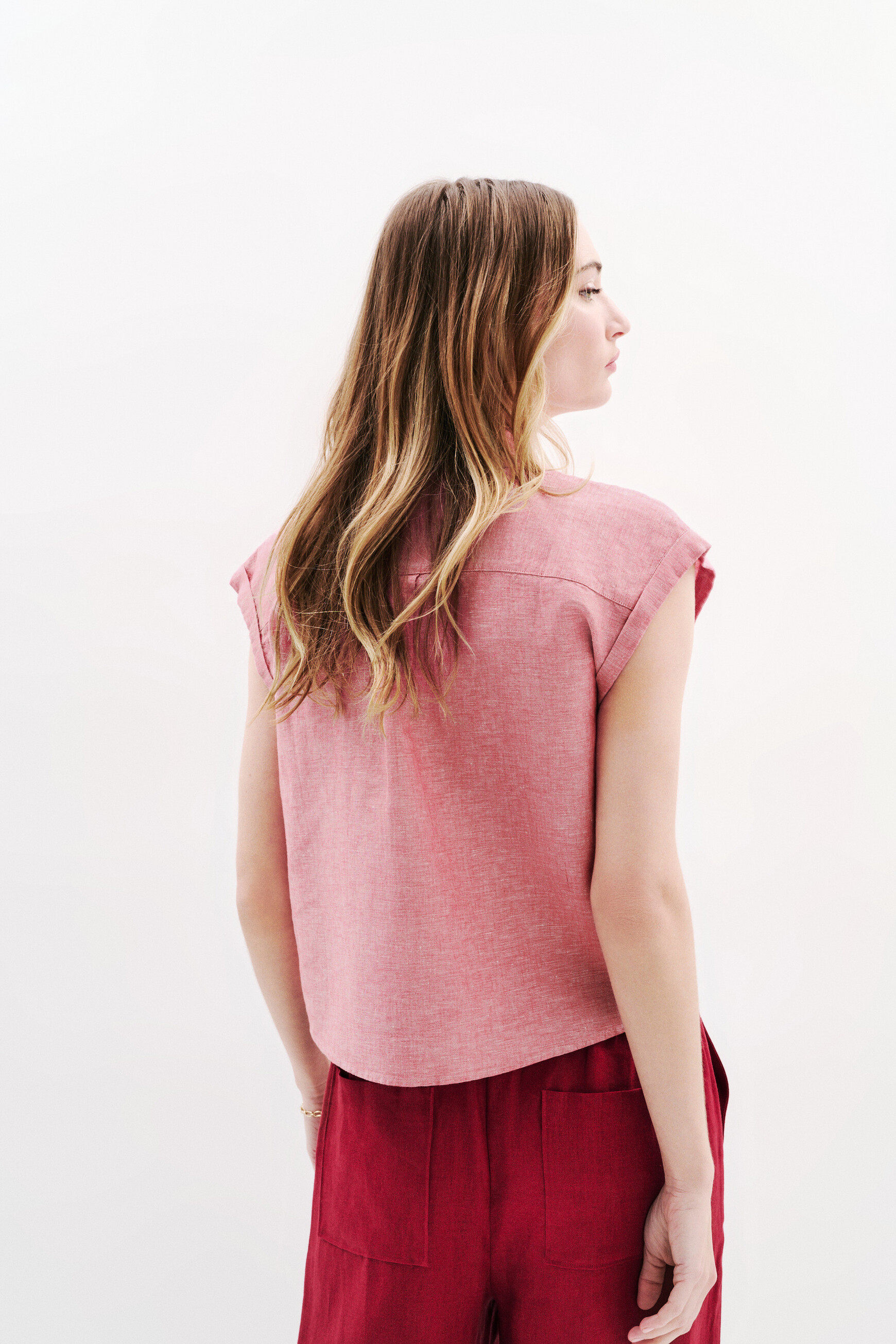 chemise cemila bordeaux femme Chemise Cemila bordeaux femme