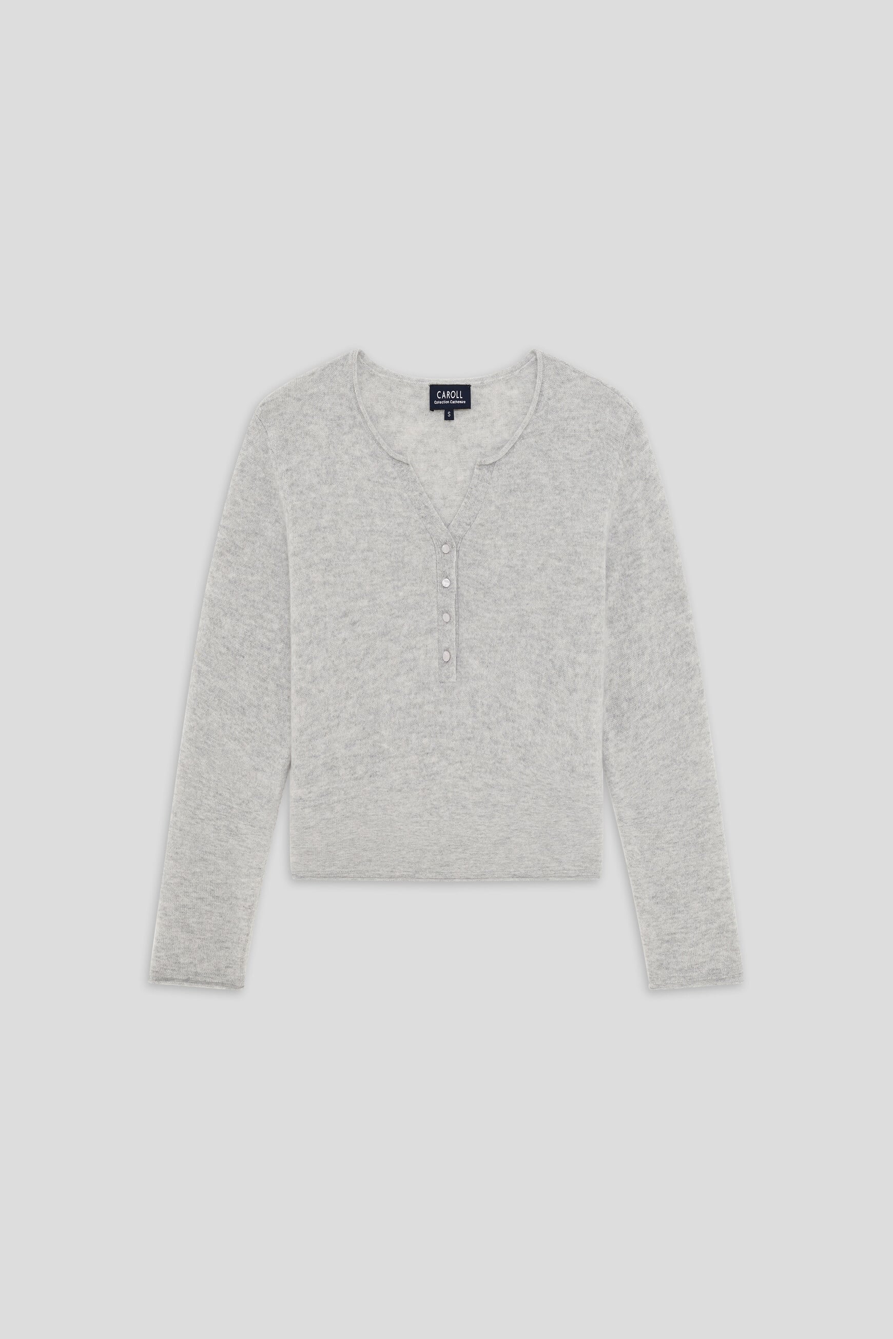 Msandy sweater 100% cashmere grey woman