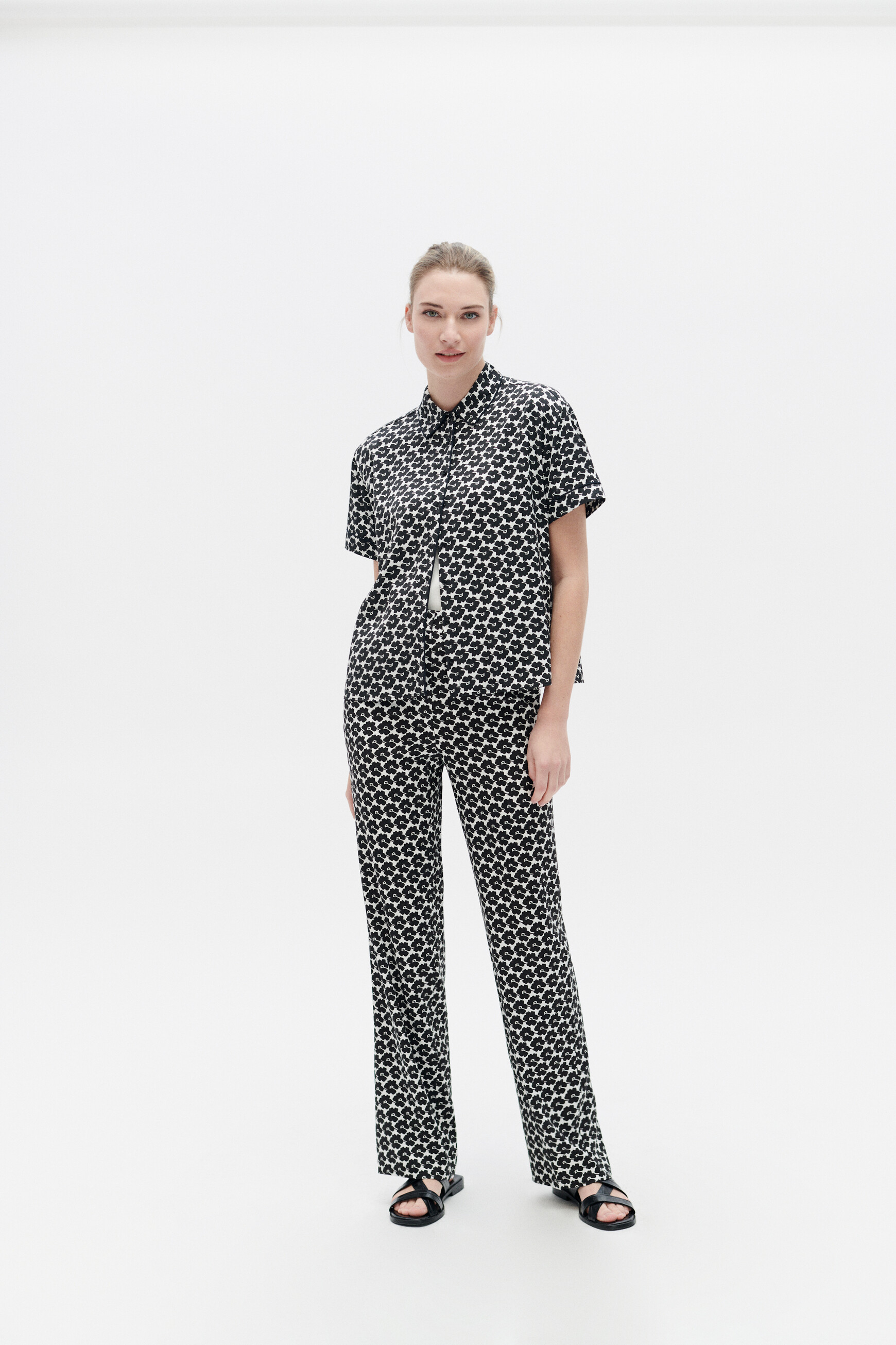 Pantalon noir femme caroll deals