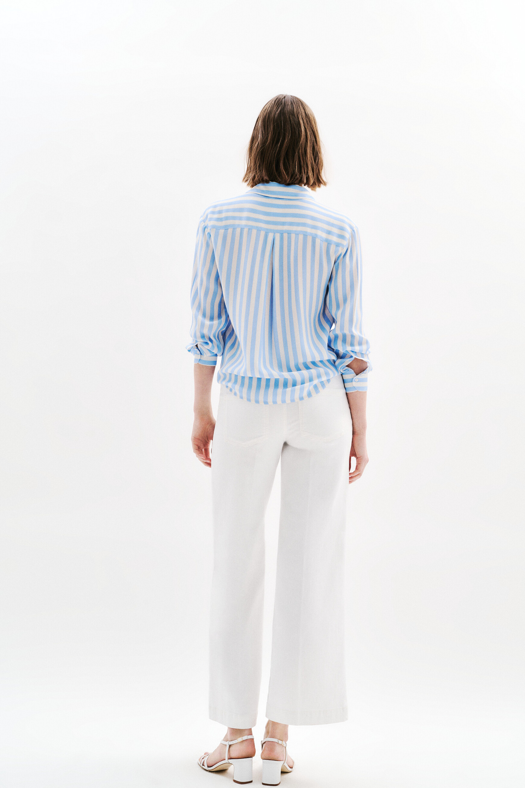 camisa caby azul cielo mujer Camisa Caby azul cielo mujer