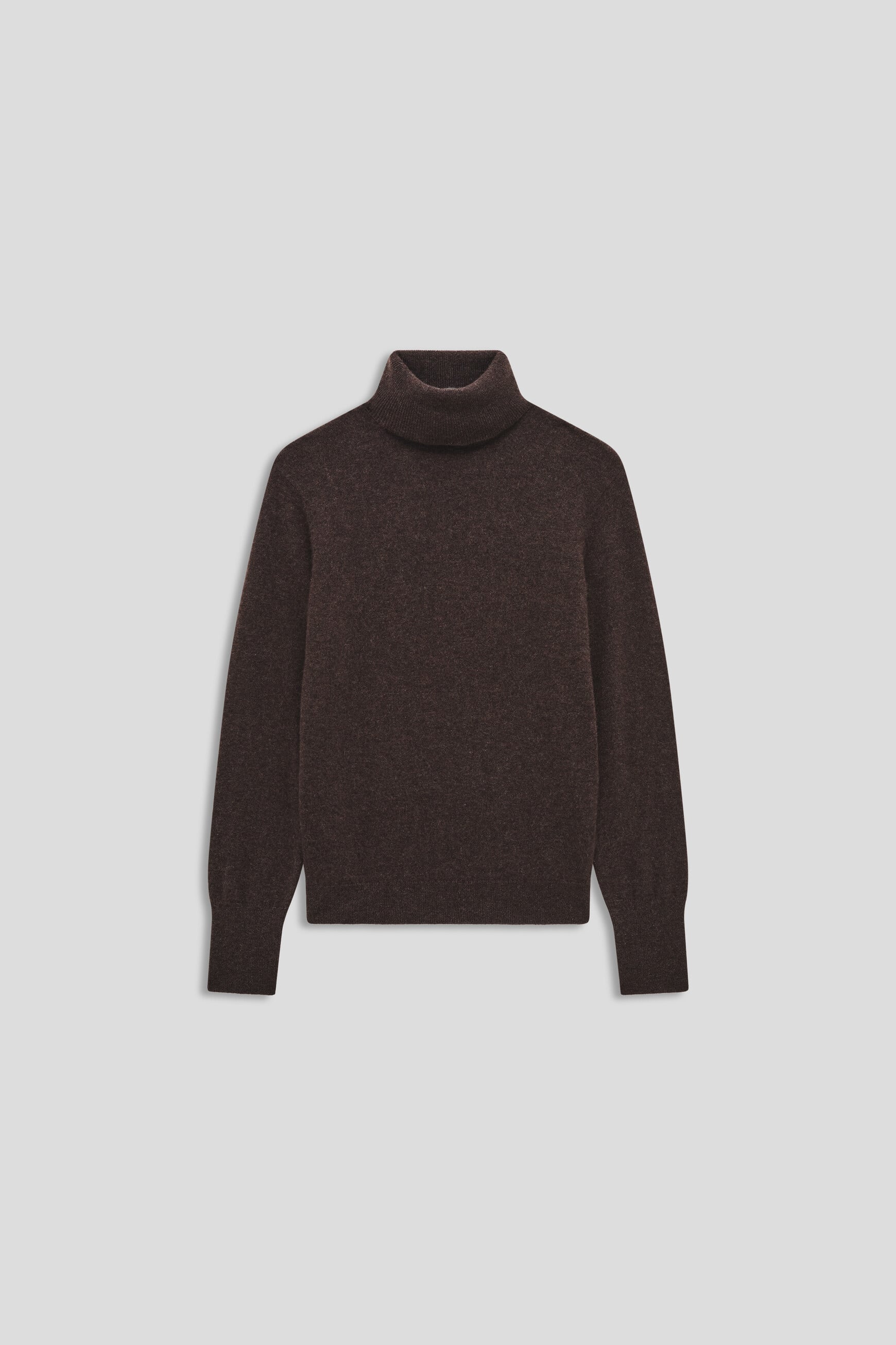 Maglione Dylan 100% cashmere marron fonc&eacute; donna