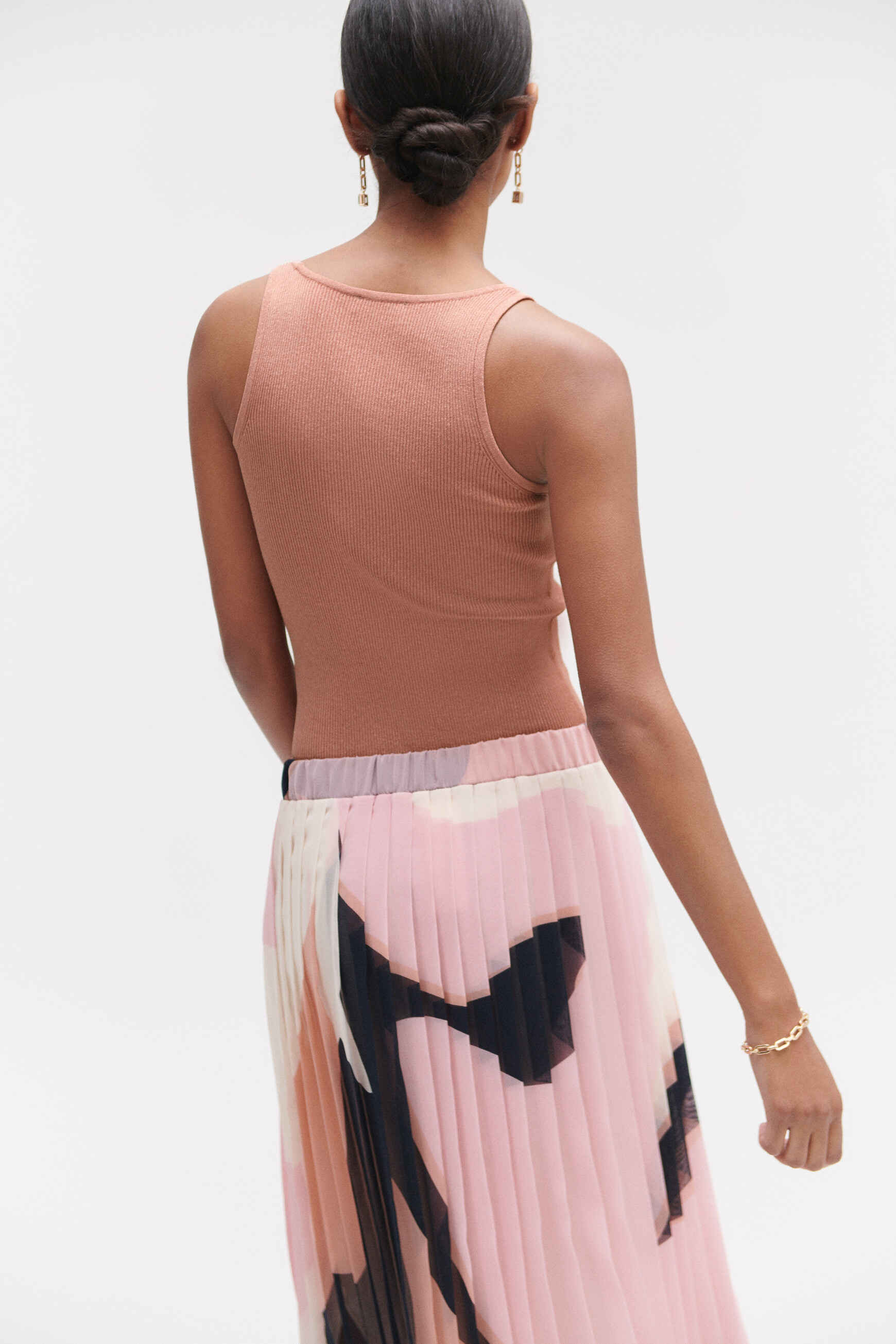 debardeur louis fils lurex vieux rose femme Débardeur louis fils lurex vieux rose femme