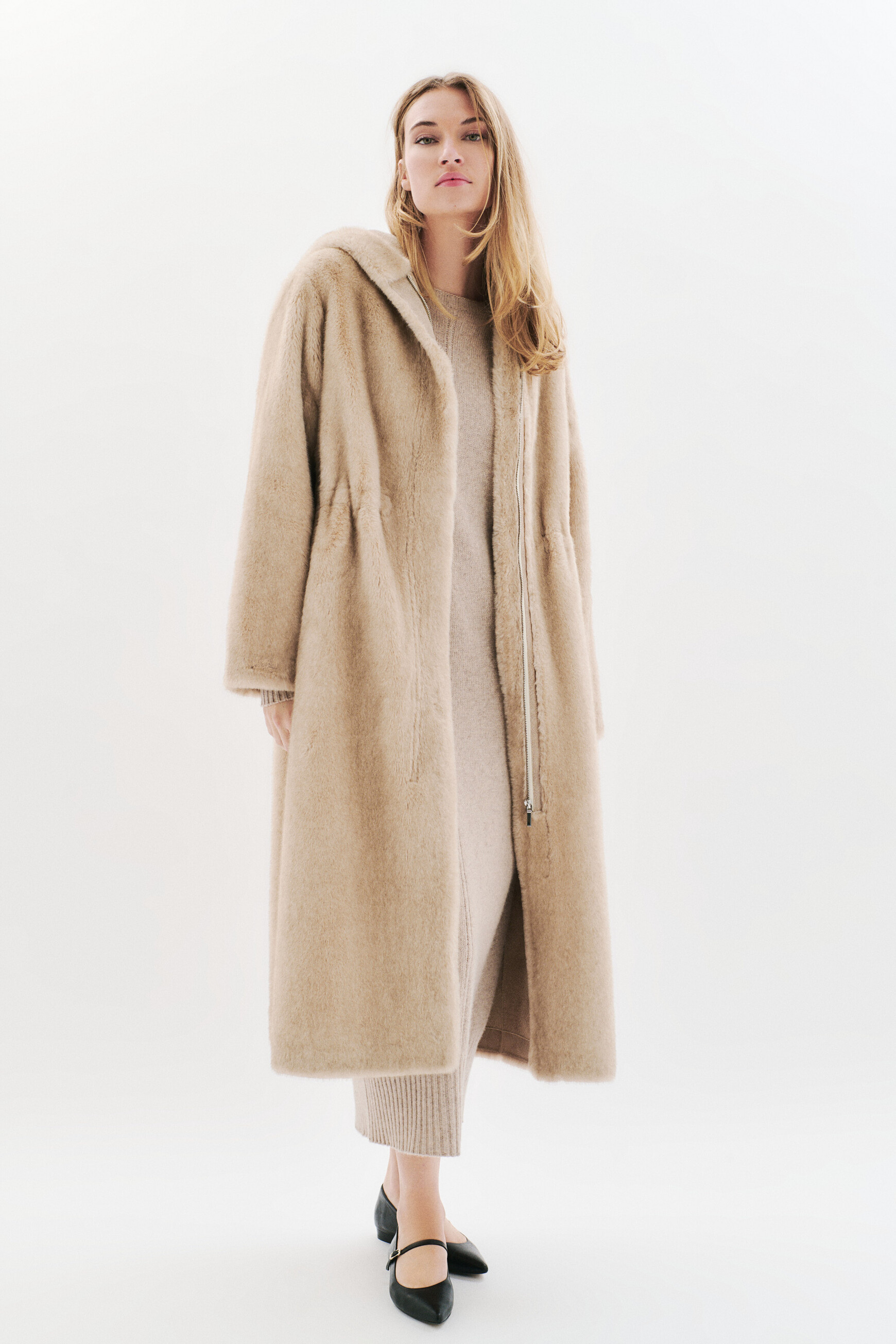 manteau gapuchonlong gris clair femme Manteau Gapuchonlong gris clair femme