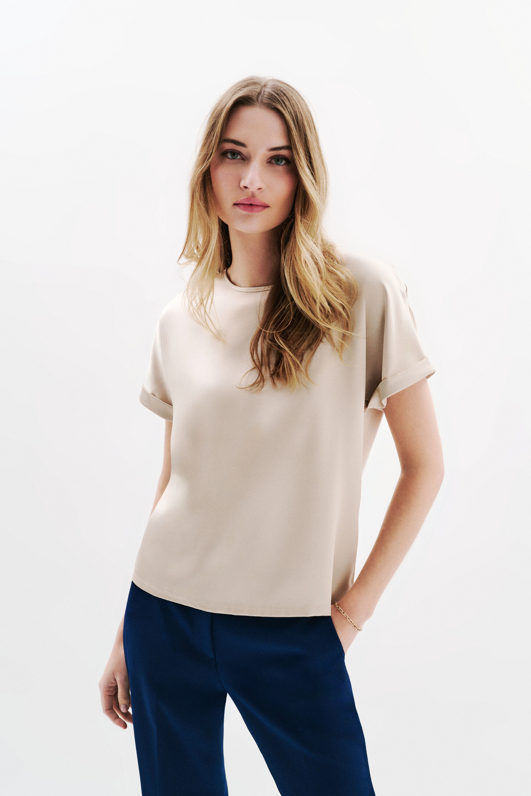 t shirt tmargerita zand vrouw T-shirt Tmargerita zand vrouw
