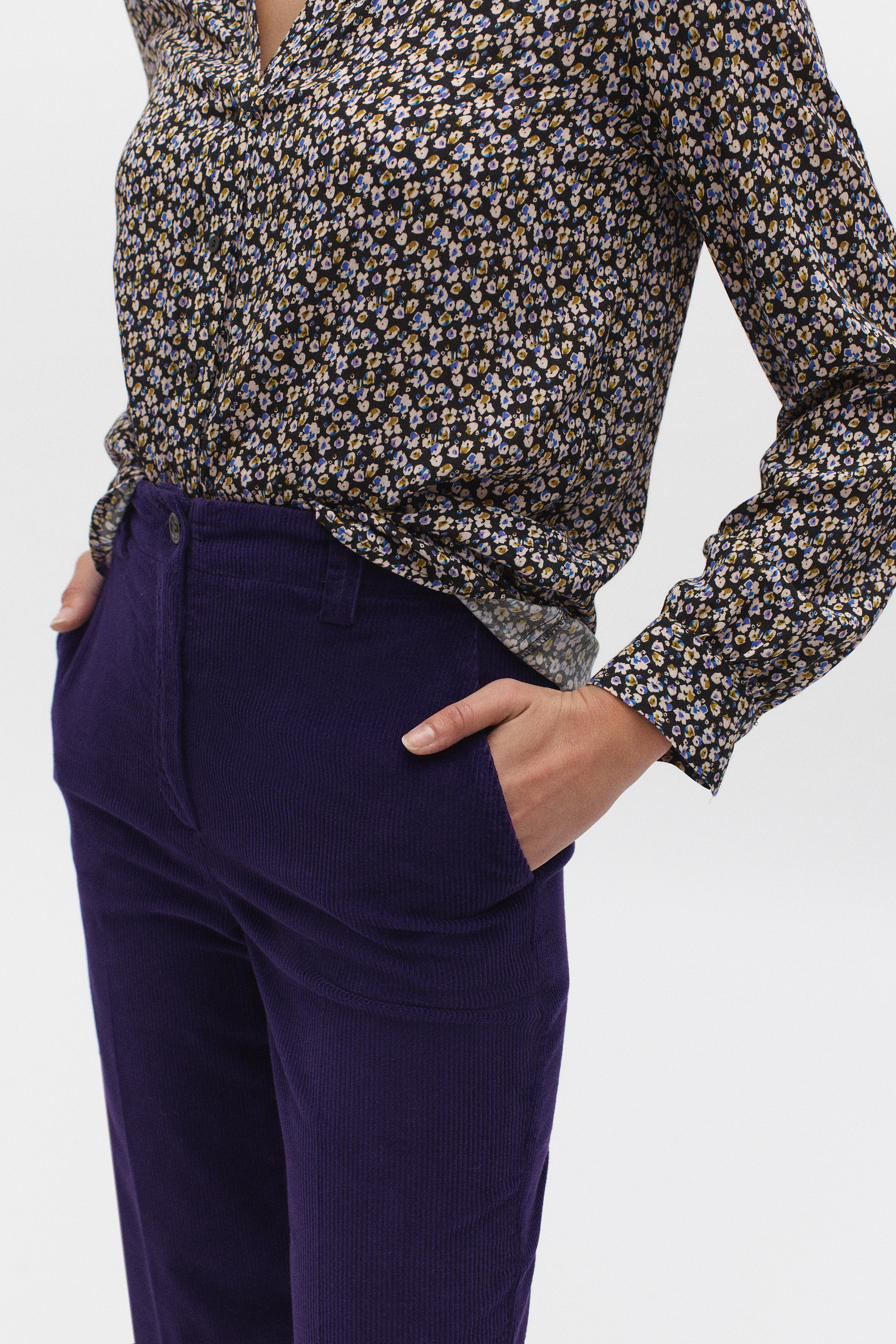 pantalon jordano prune femme pantalon jordano prune femme