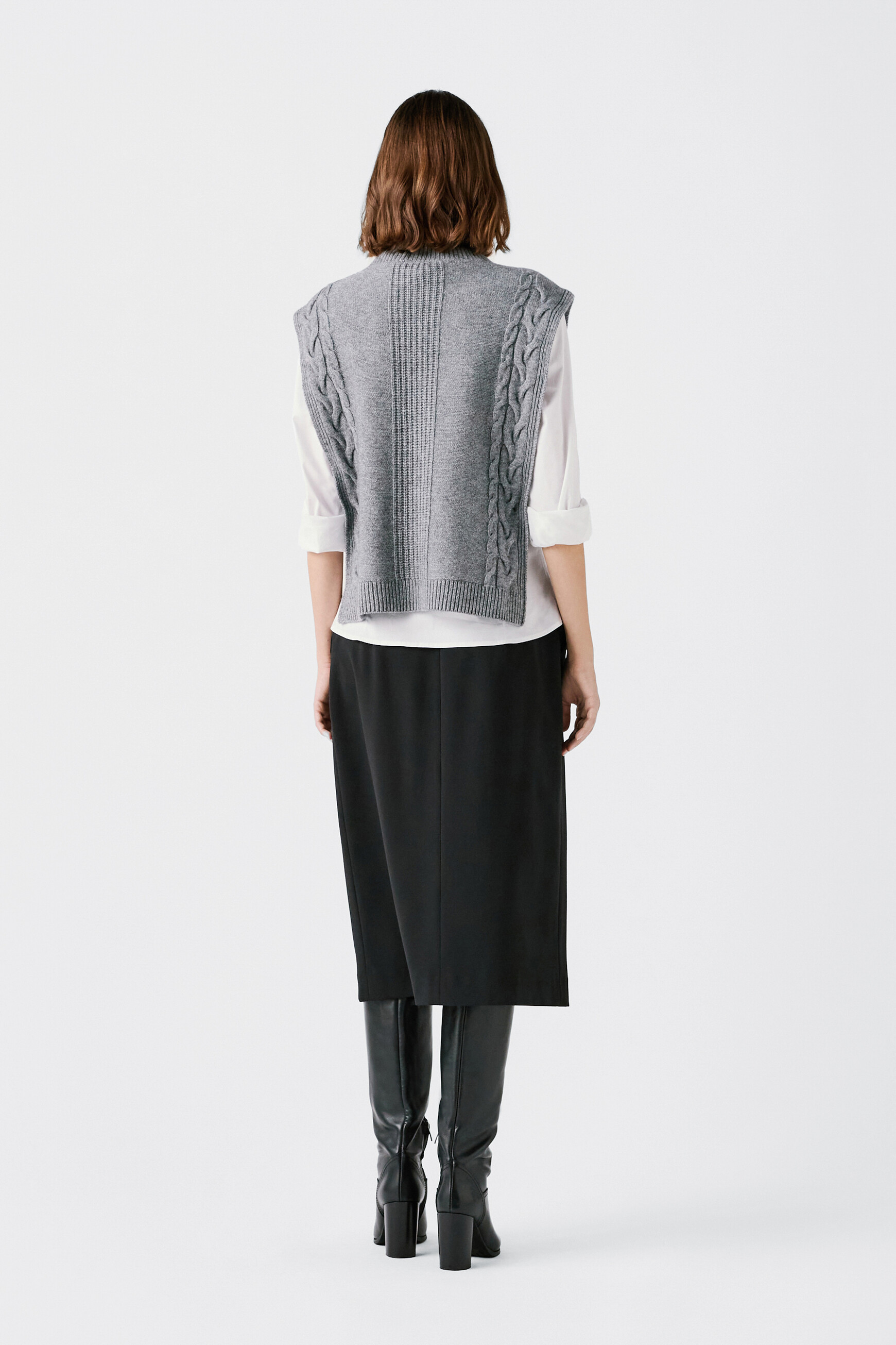 poncho hiris gris clair femme Poncho hiris gris clair femme