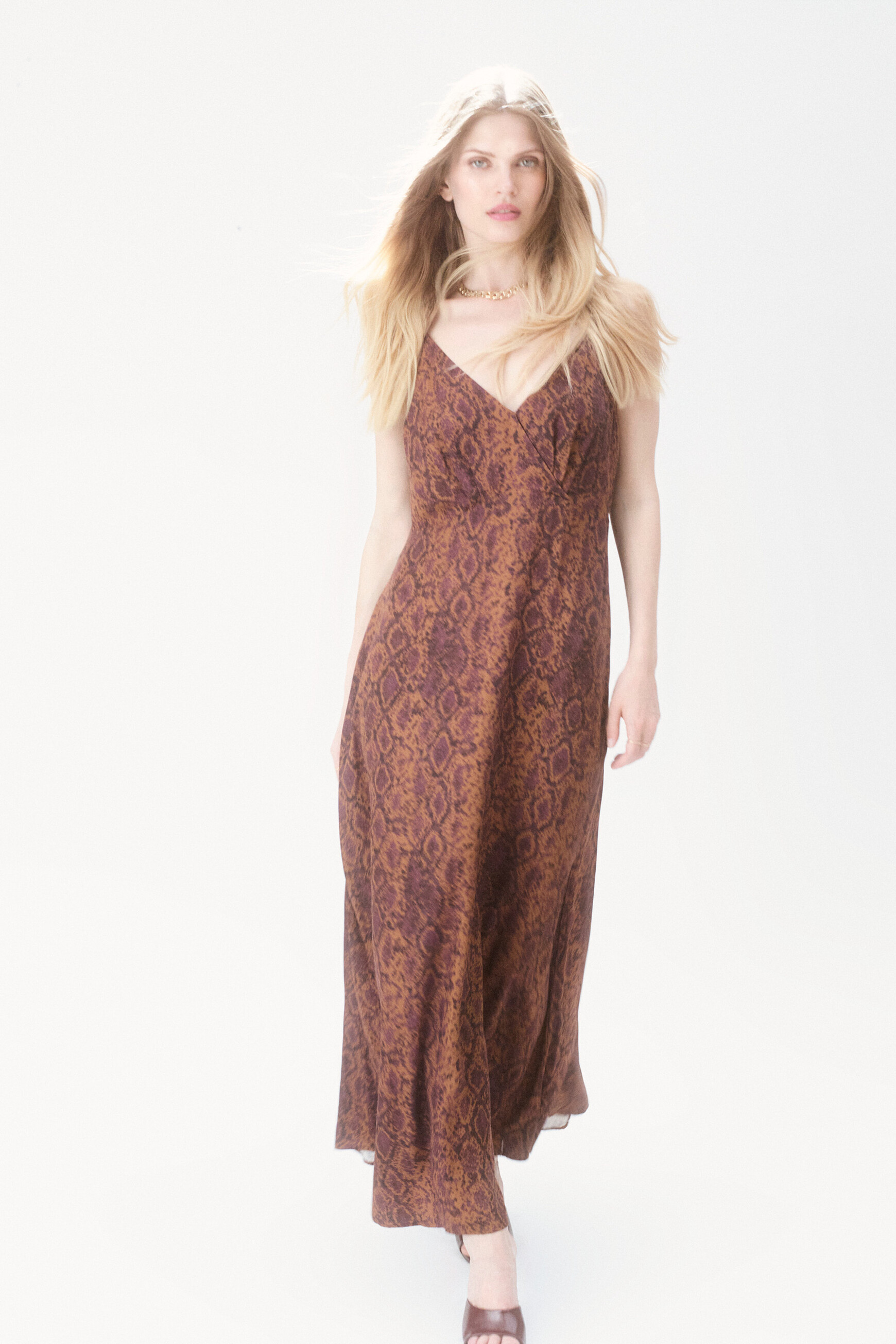 robe romary marron cognac femme Robe Romary marron cognac femme