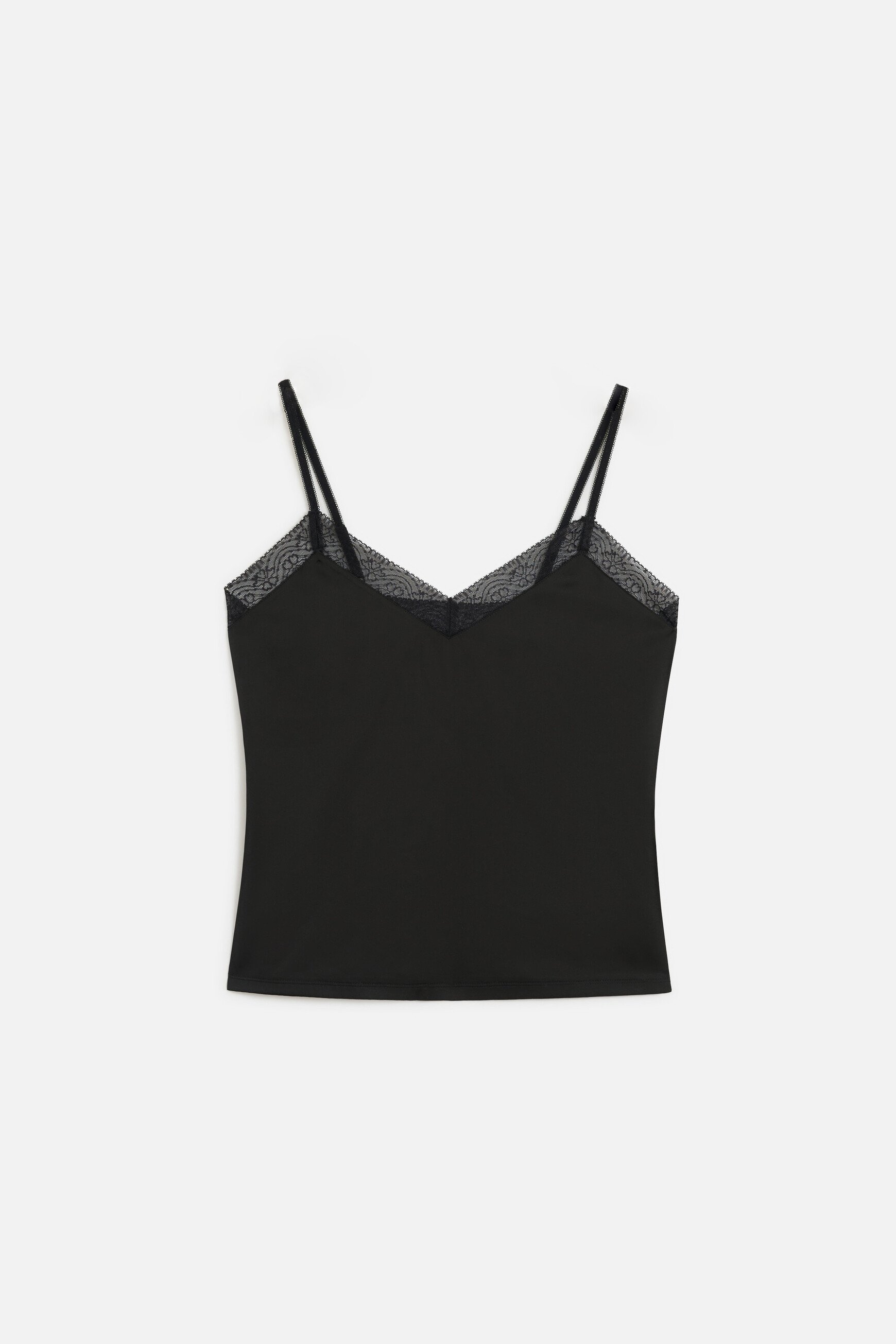 Camiseta lencera on sale h&m