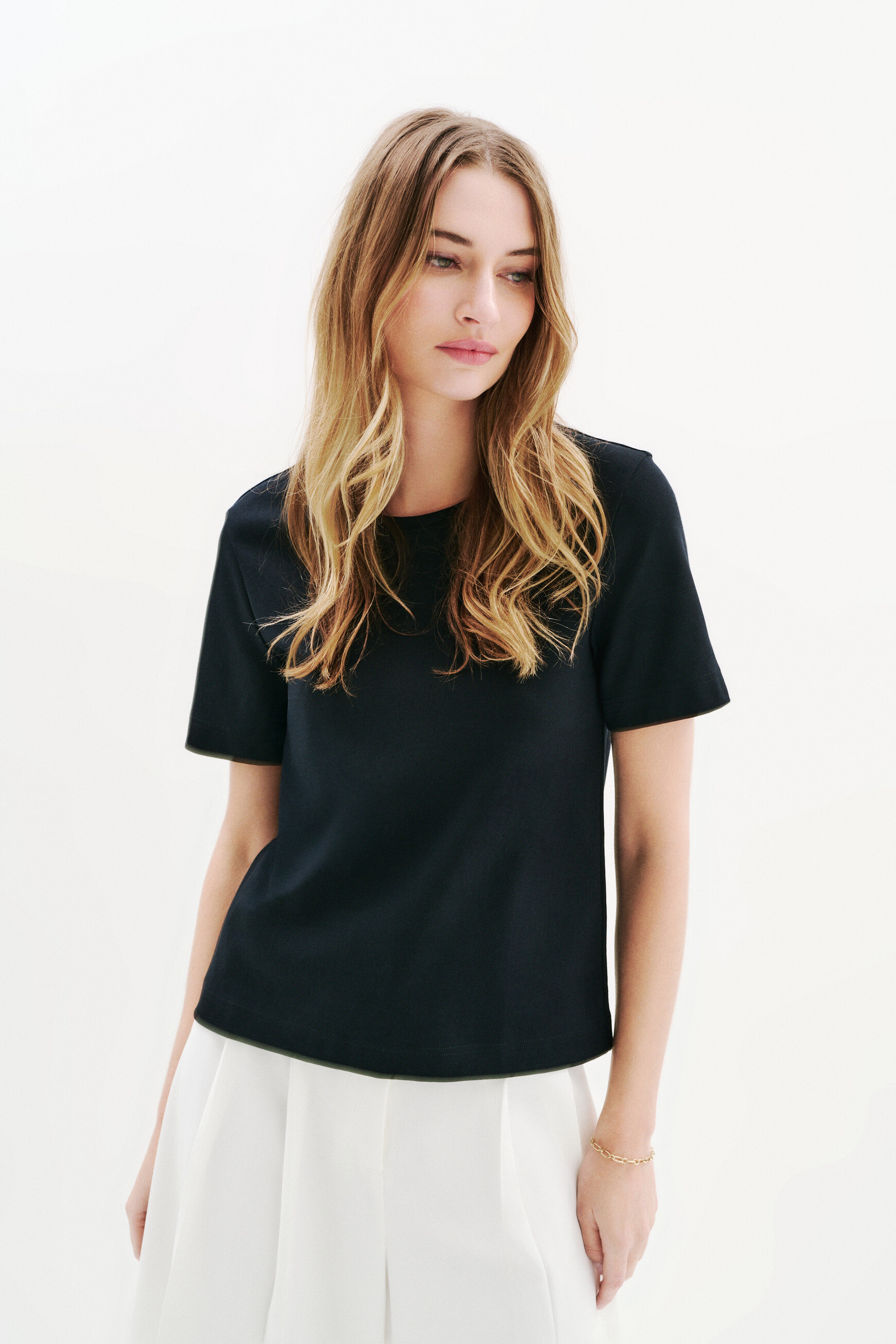 thugo t shirt zwart vrouw thugo T-shirt zwart vrouw