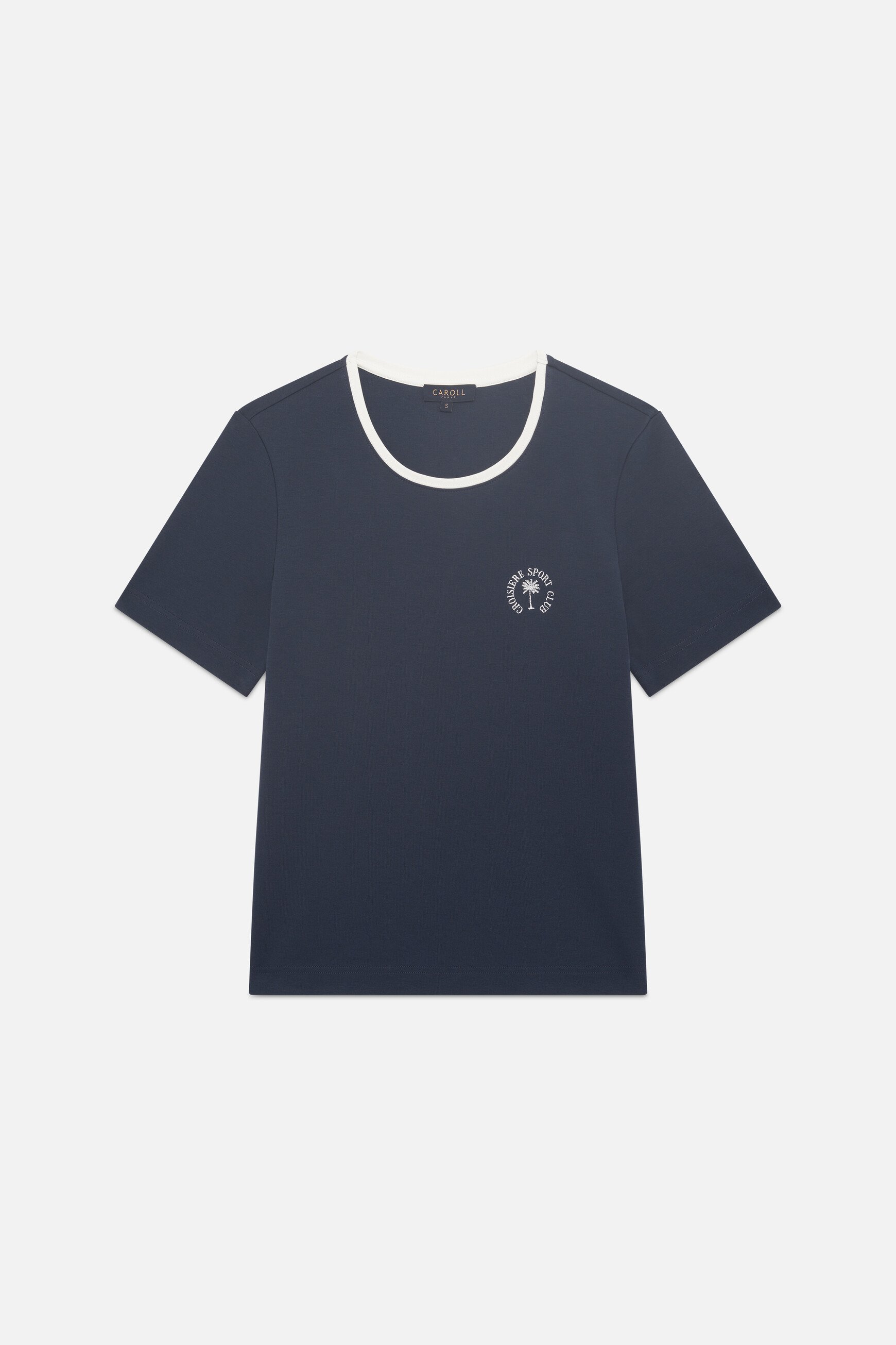 T-shirt Thugo1 bleu marine femme
