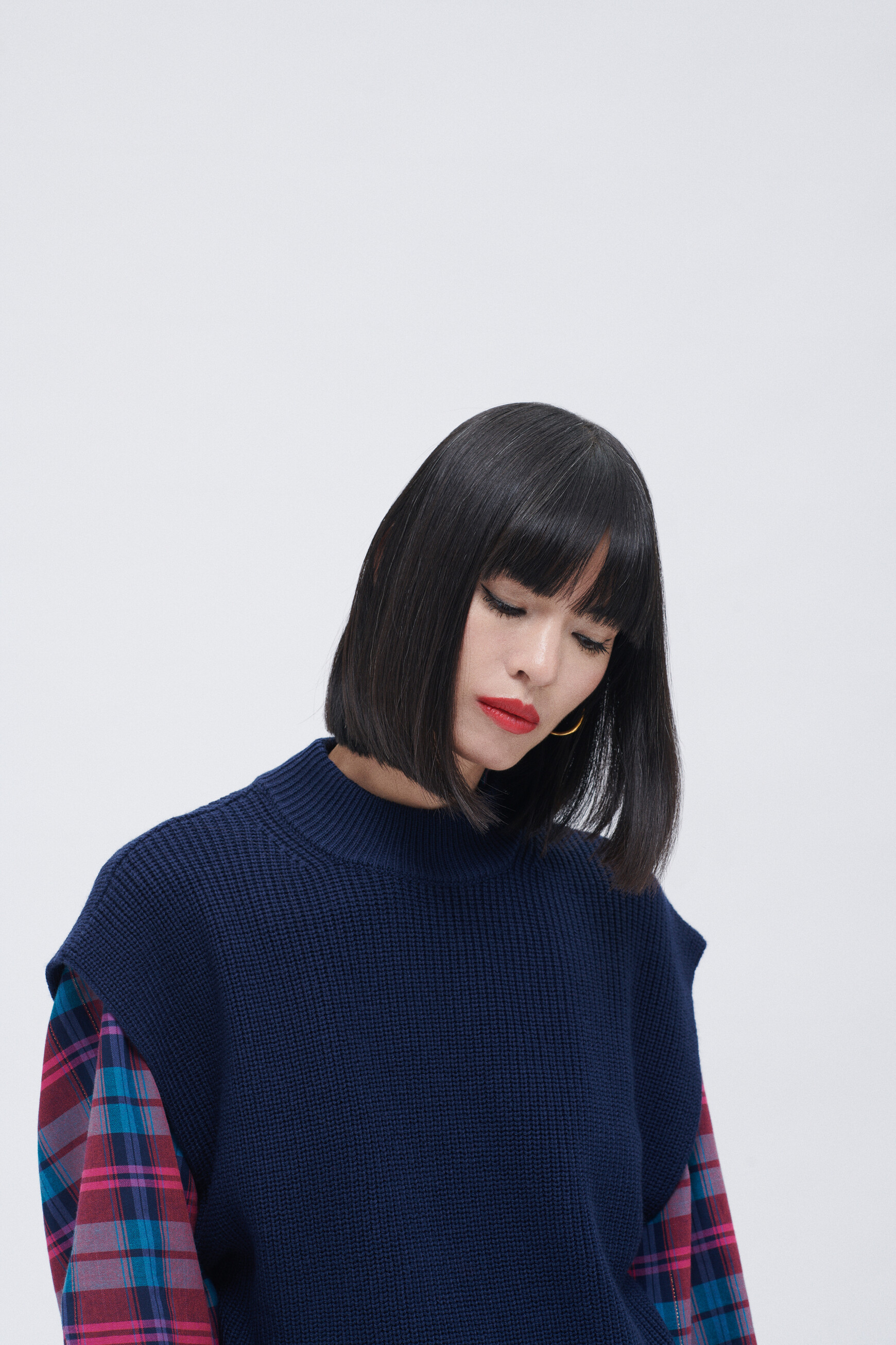 pull augustin bleu marine femme