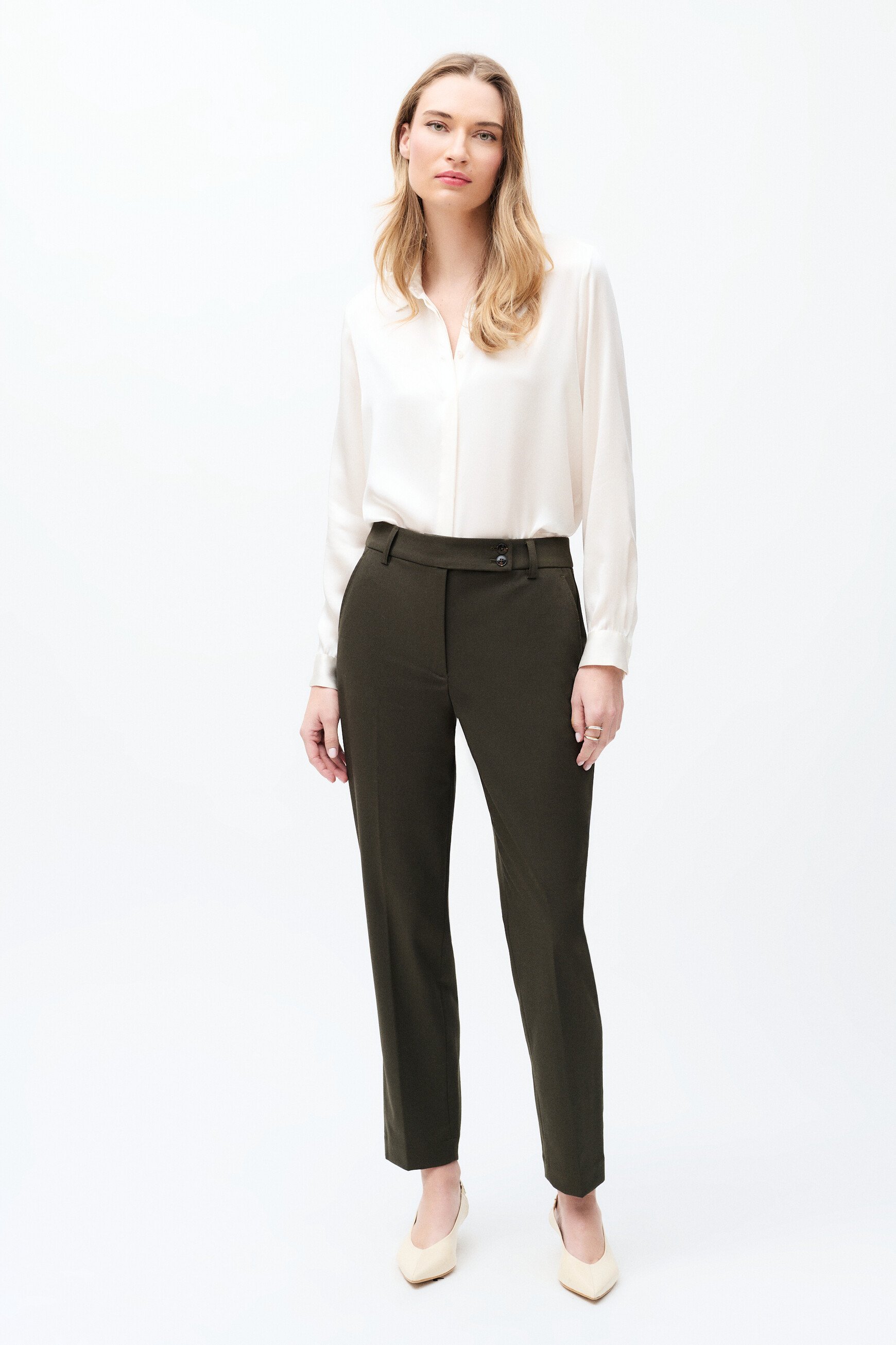 trousers pilotiville dark green woman Trousers Pilotiville dark green woman