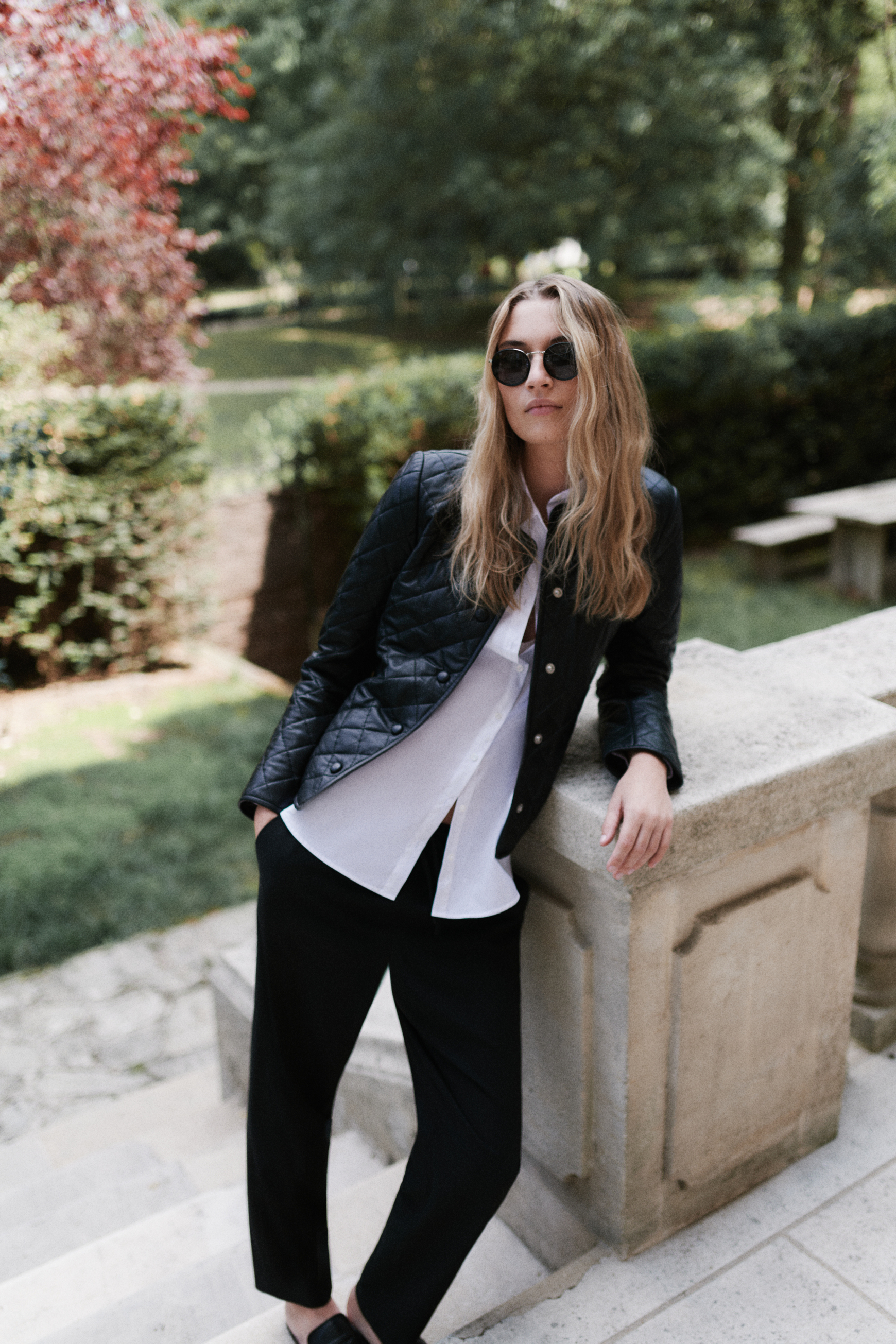 blazer chora 100 cuir noir femme blazer chora 100% cuir noir femme