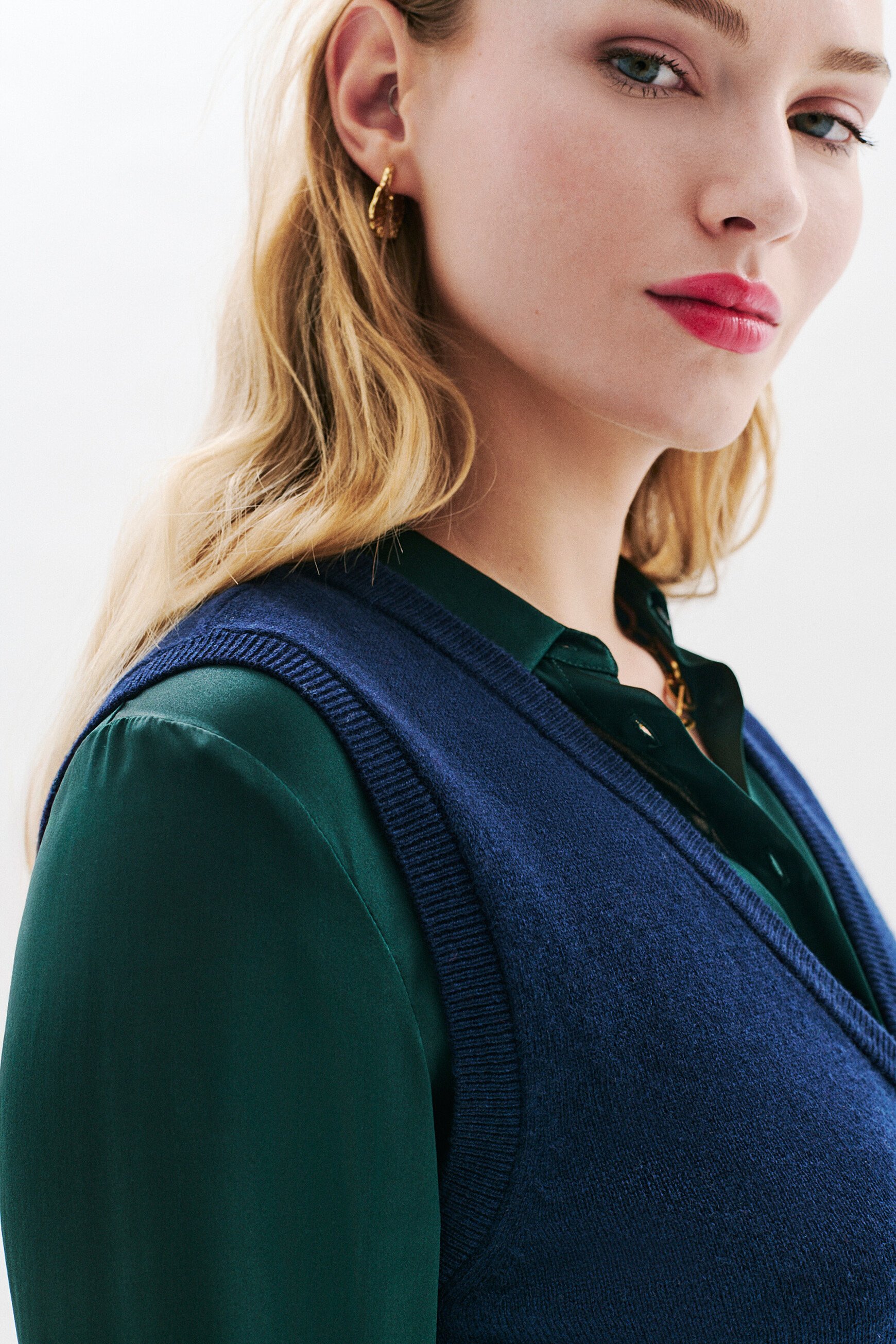 milou cardigan navy blue woman