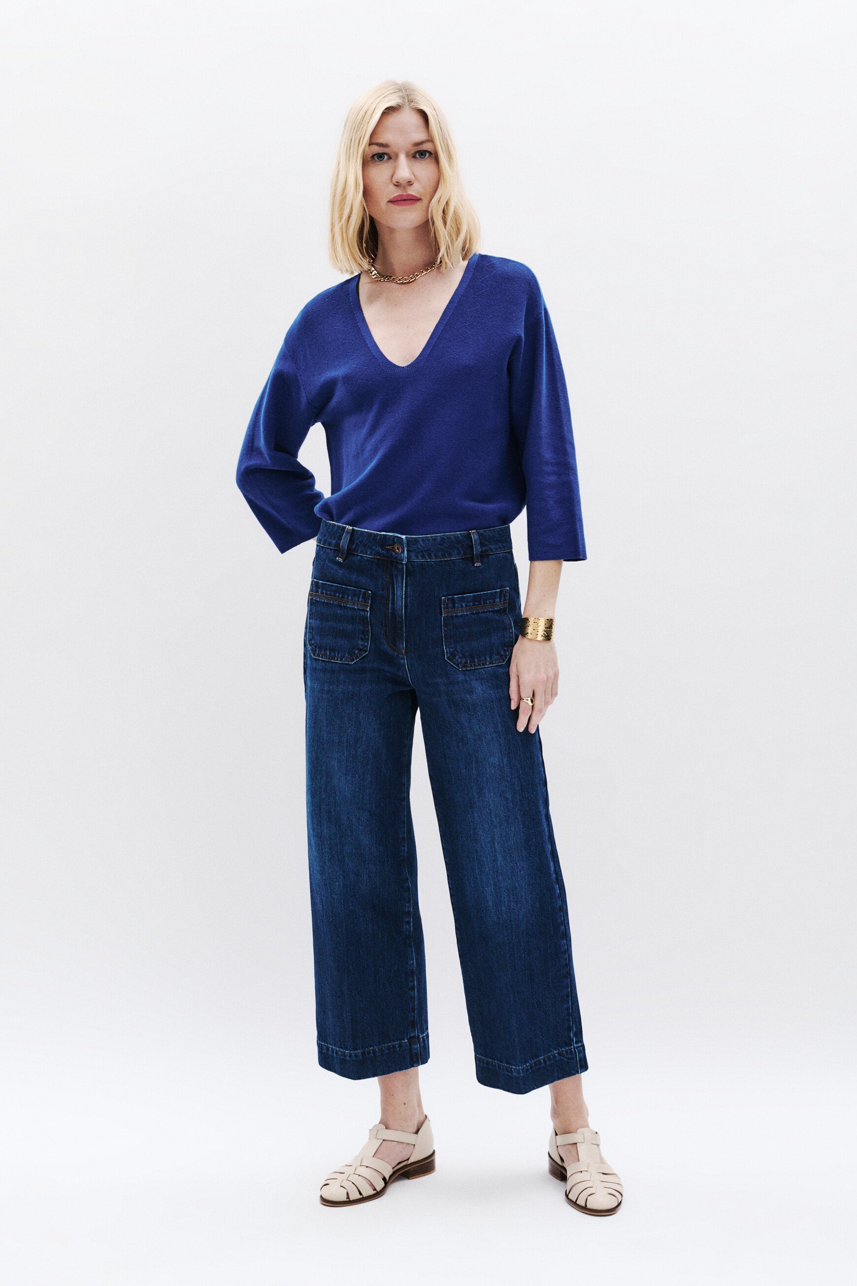 broek perkins denim double stone vrouw Broek Perkins denim double stone vrouw