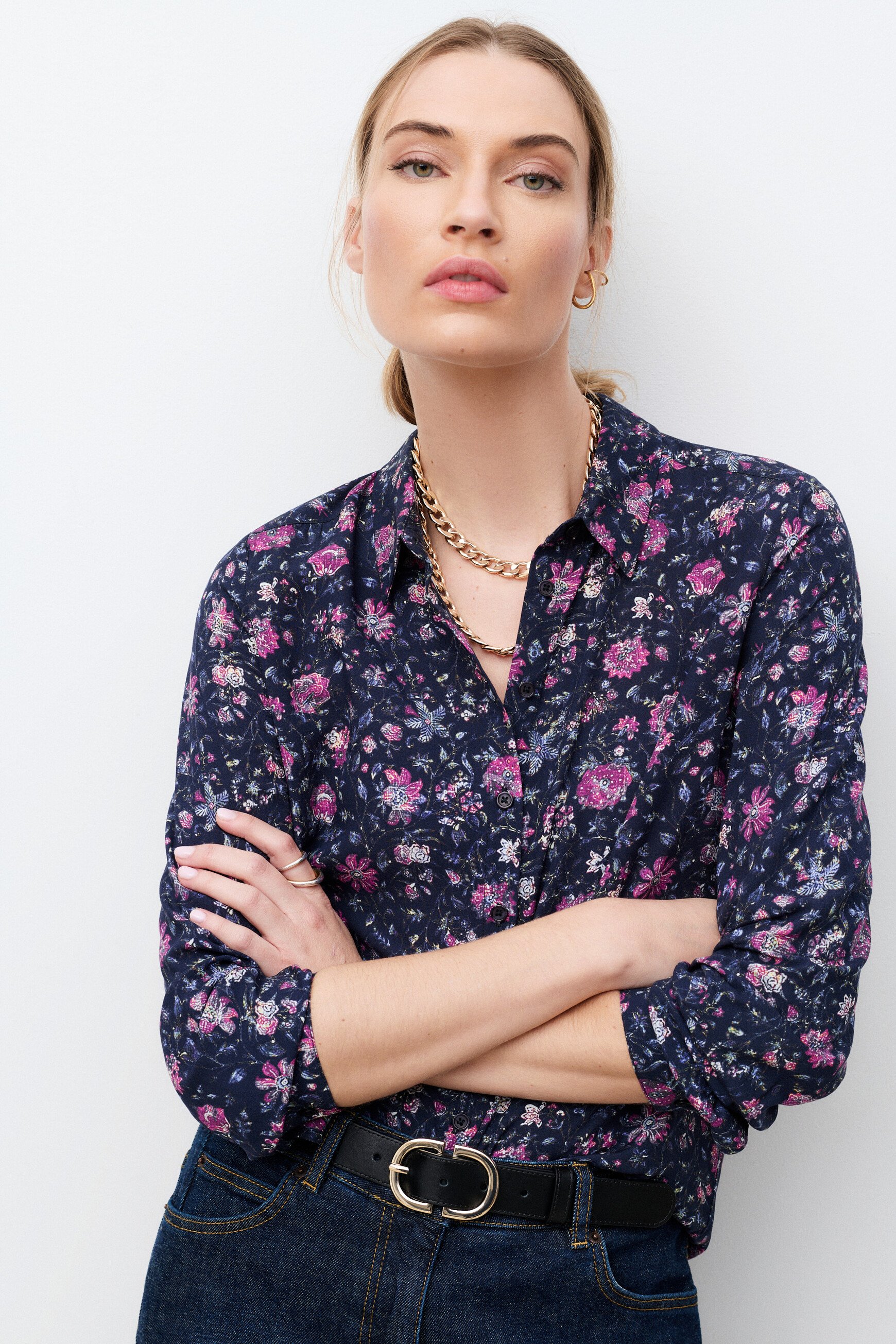 Chemise Cjessica bleu marine femme