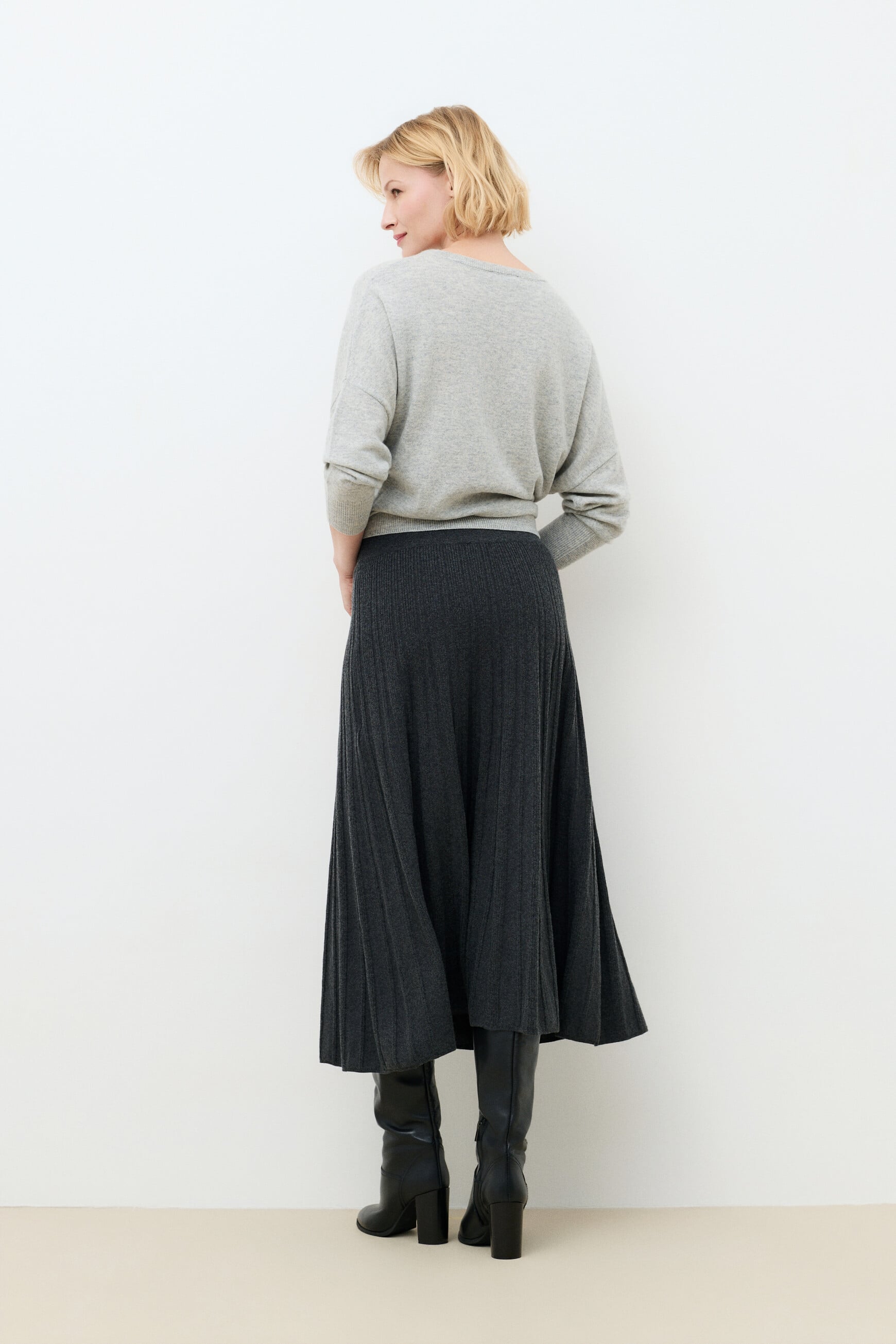 Rock Jdakota grau damen