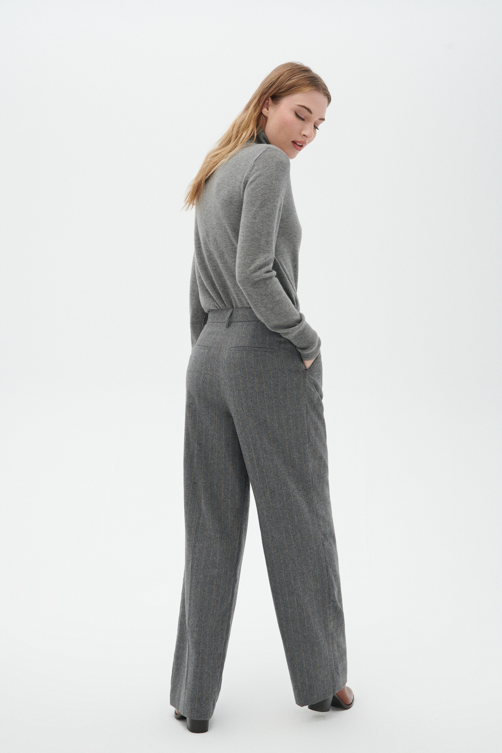 Pantalon padova gris femme