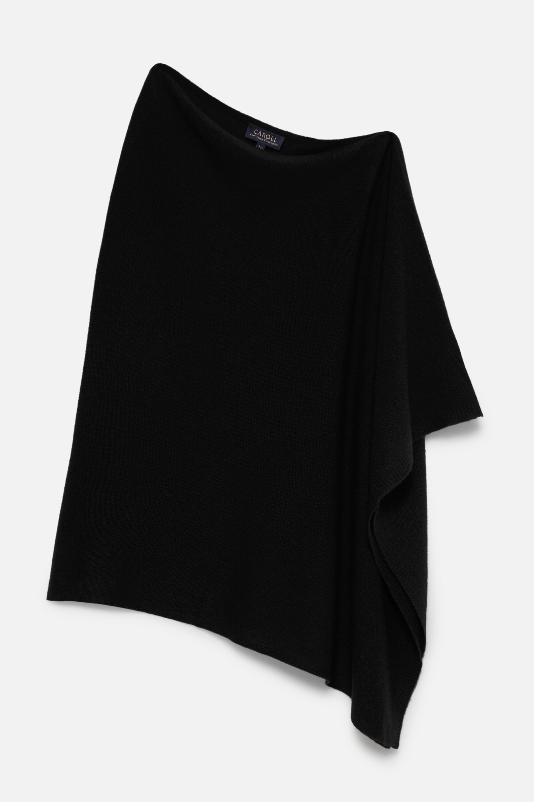 poncho baltimore 100 cachemire noir femme poncho baltimore 100% cachemire noir femme