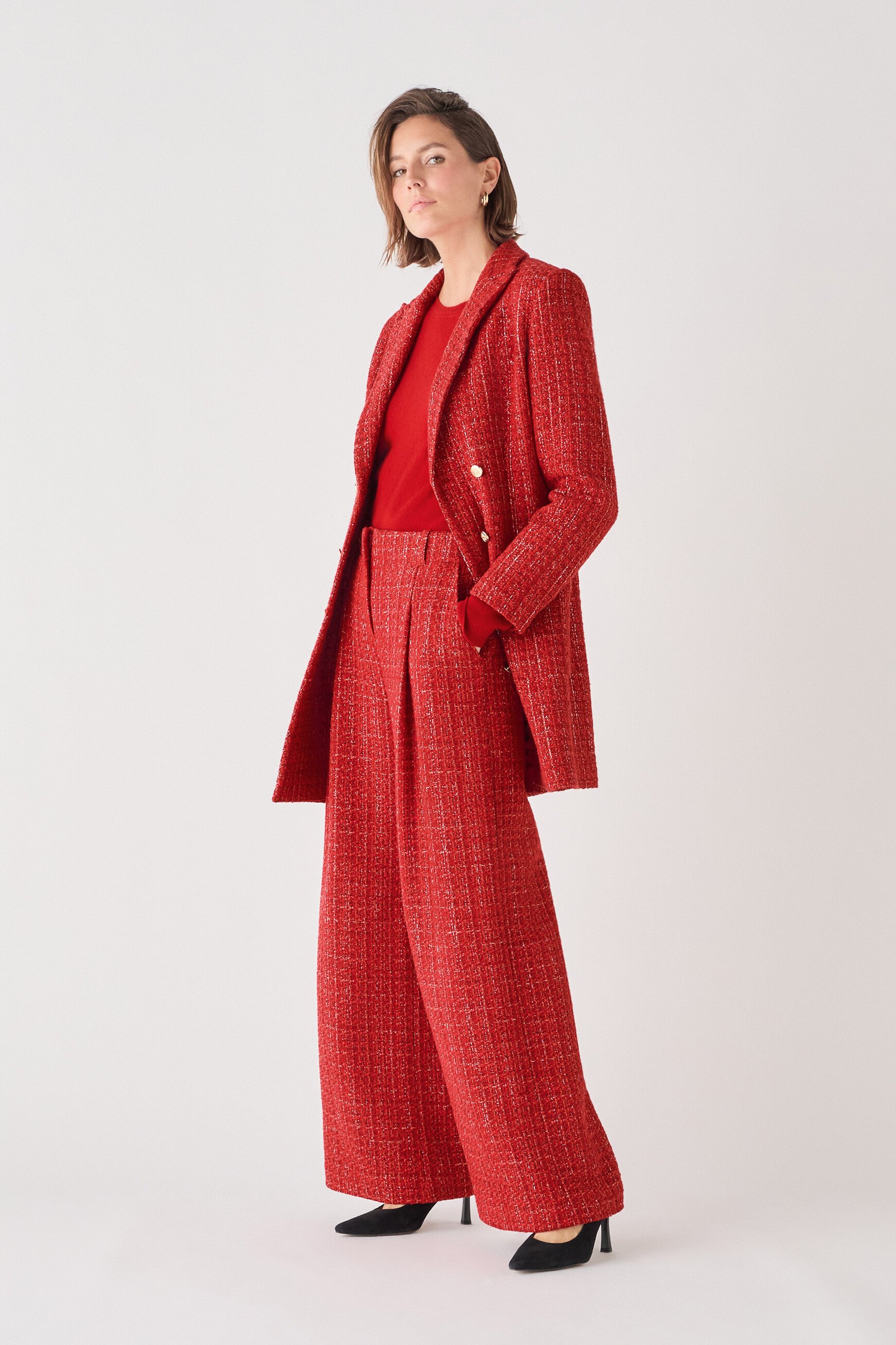 Veste Vchristmasl rouge femme
