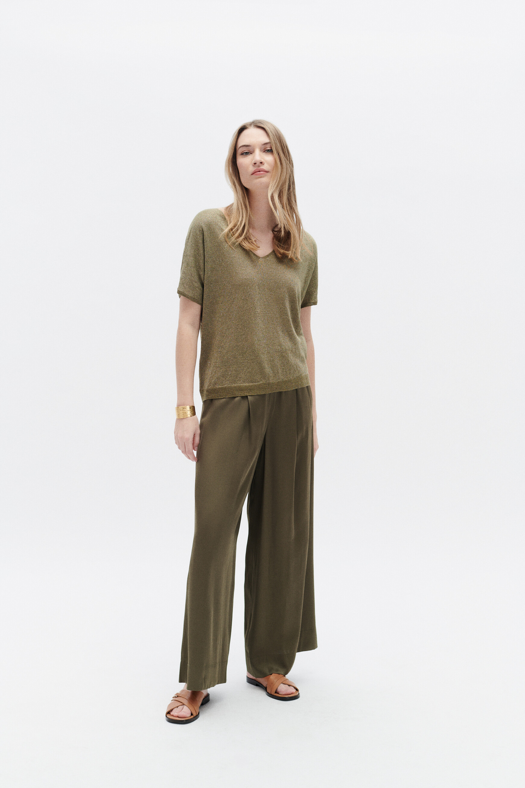 Pull vert hotsell olive femme
