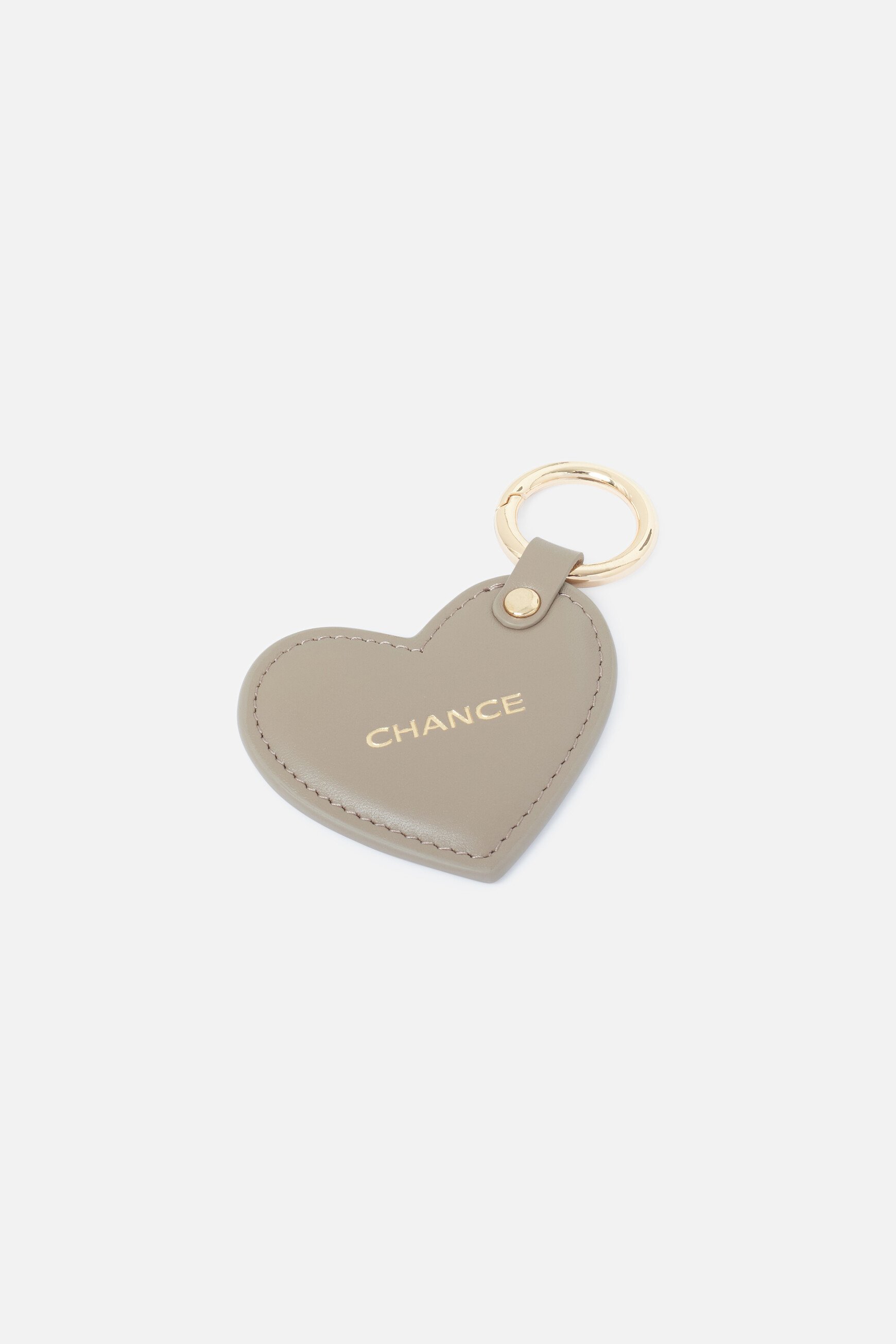 silove keyring in natural leather beige woman Silove keyring in natural leather beige woman