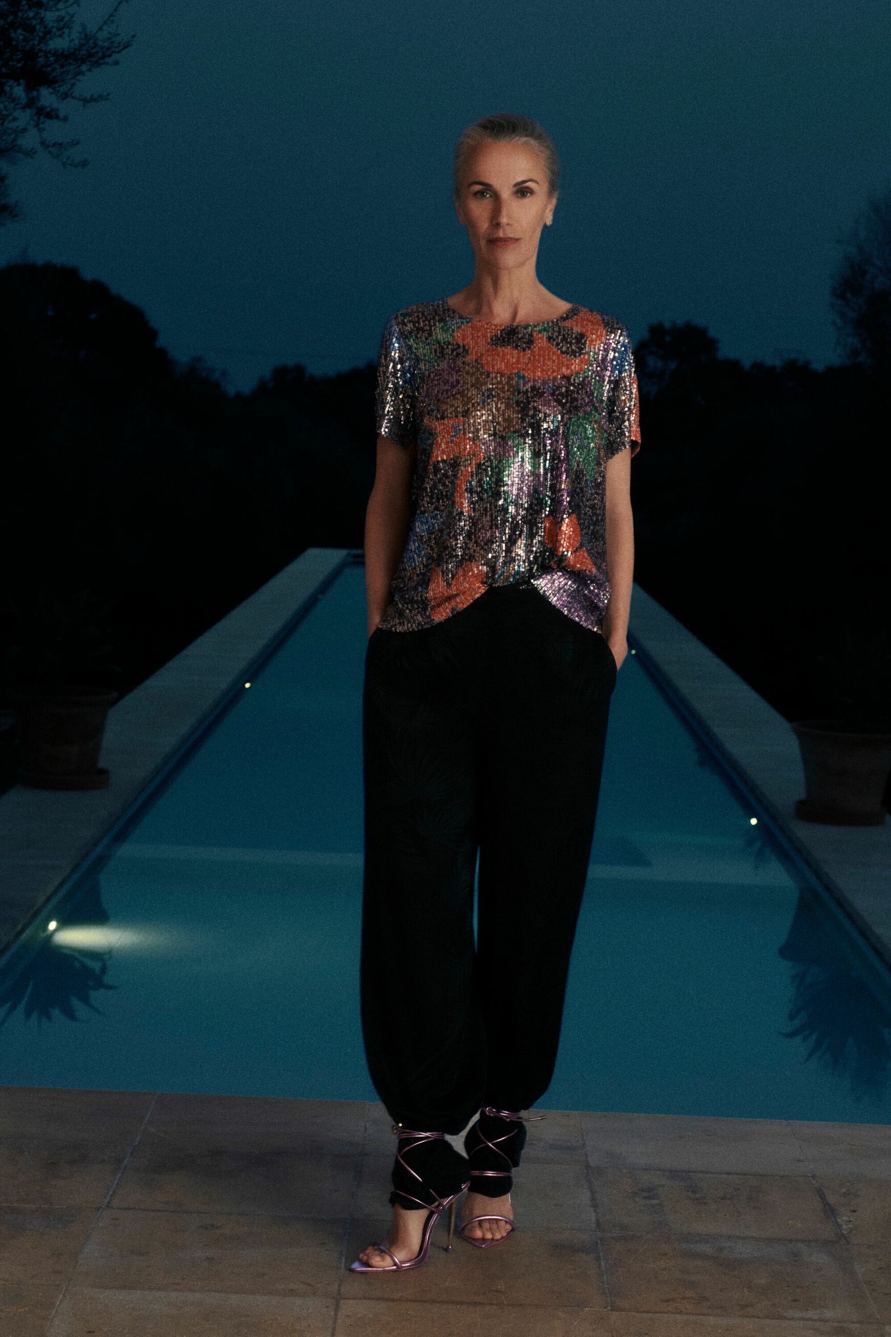 Blouse camila orange femme