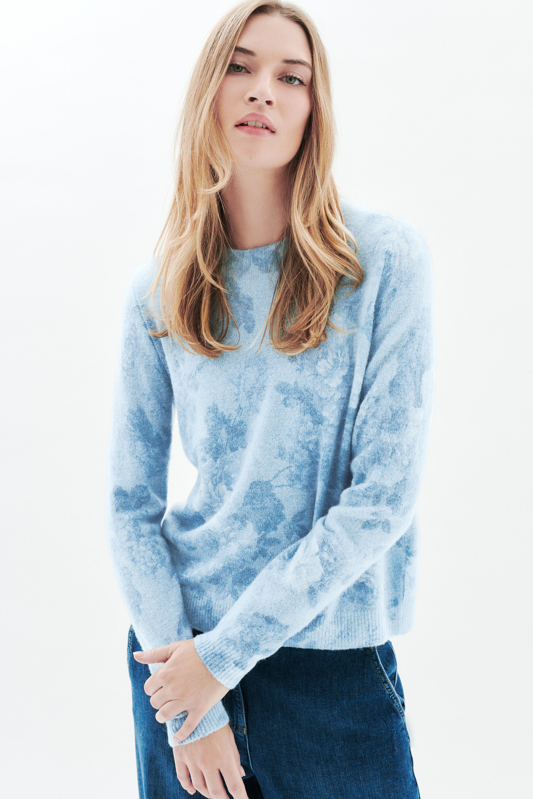 mfabiola sweater petrole blue woman Mfabiola sweater petrole blue woman