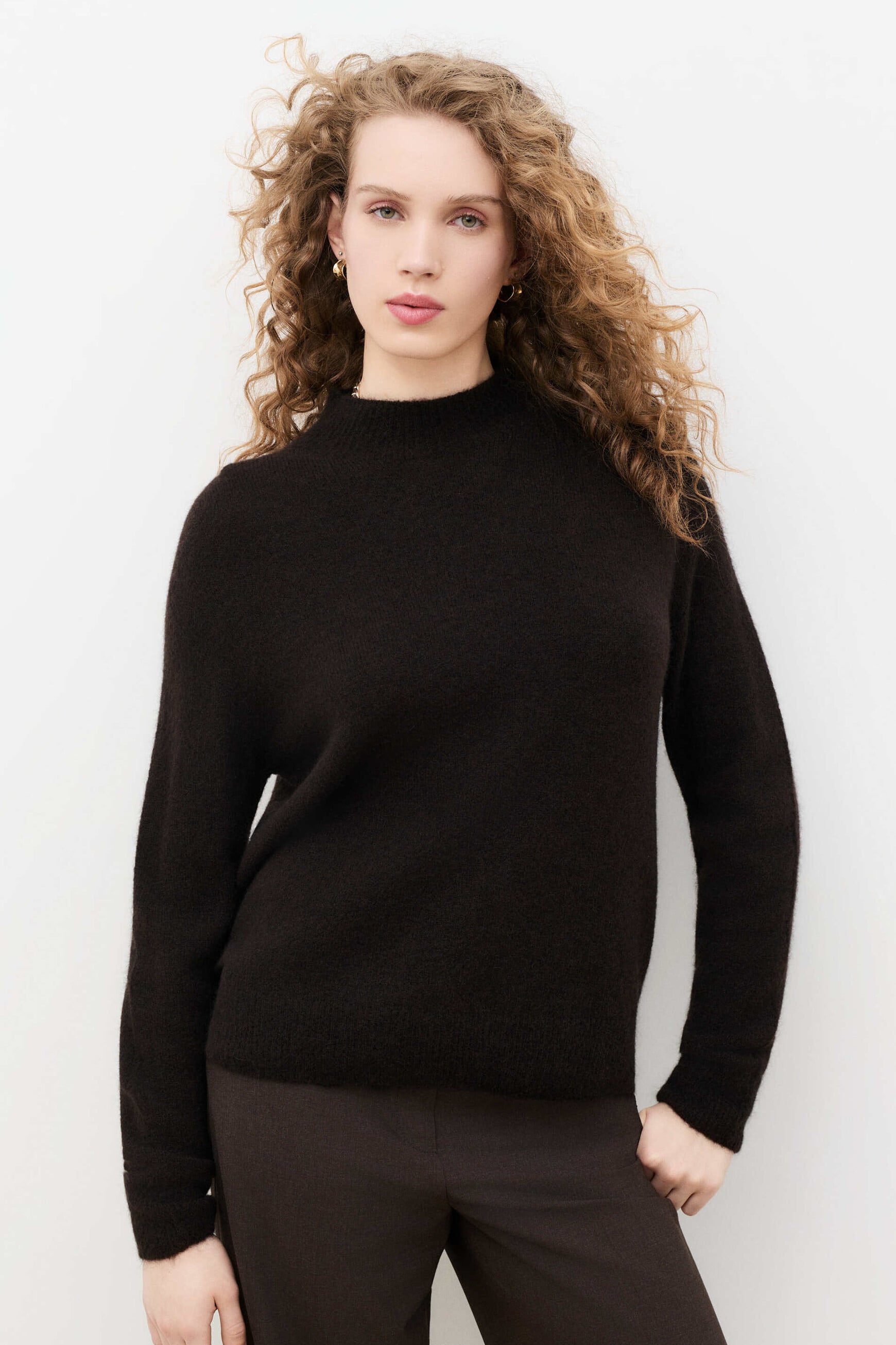 Marianno sweater dark brown woman
