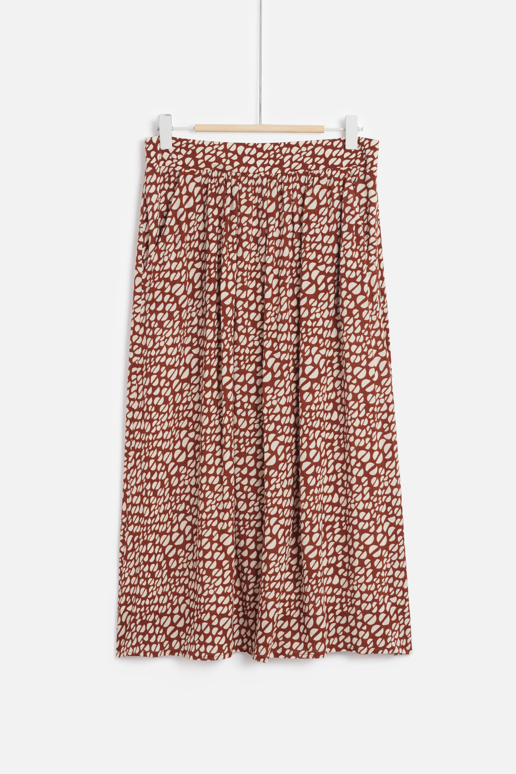 jupe tawney a motif bicolore marron cognac femme jupe tawney à motif bicolore marron cognac femme