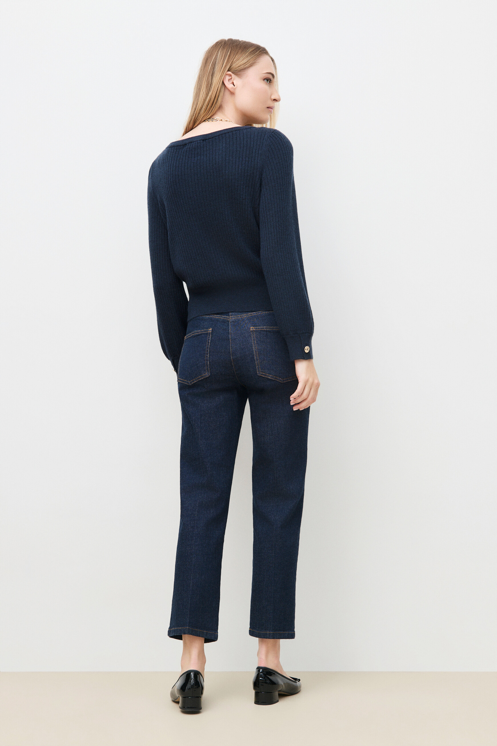 Mbetsy sweater navy blue woman